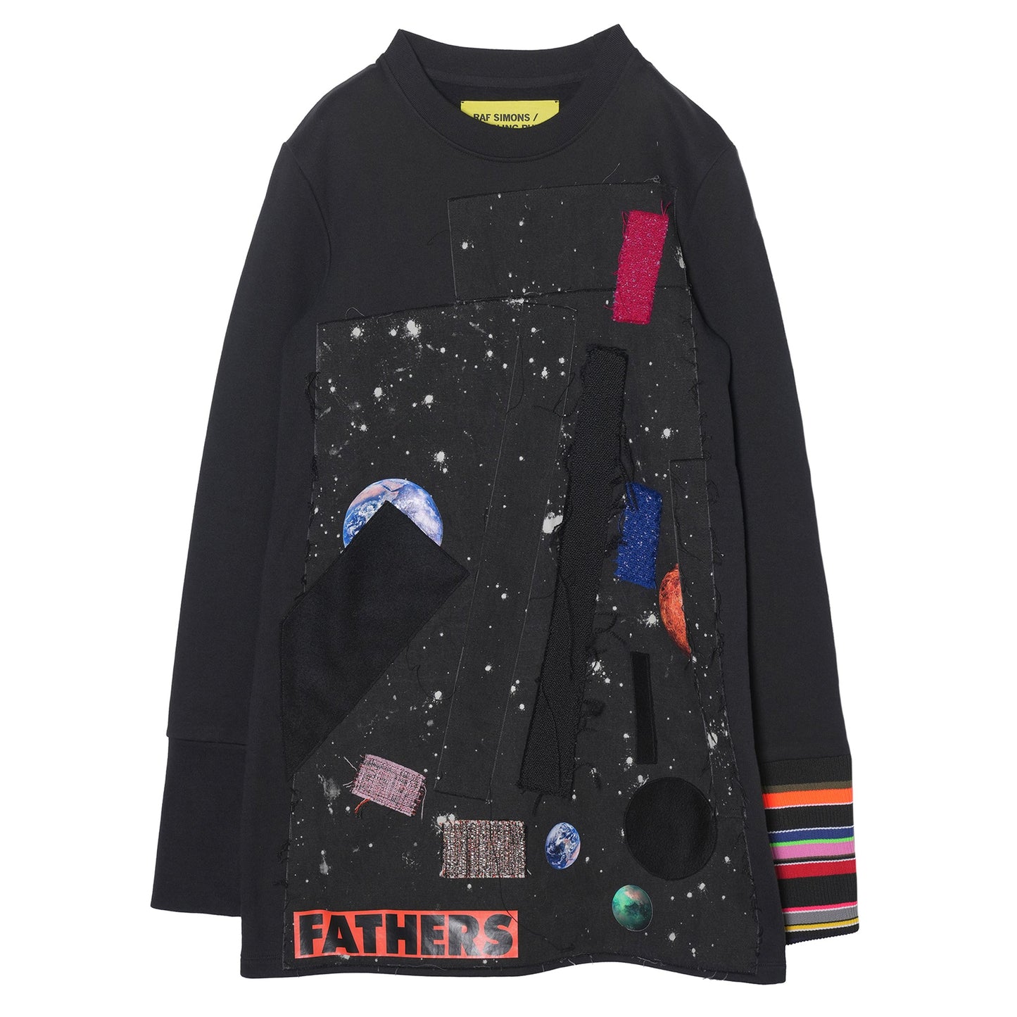 PATCHWORK SWEATSHIRT / BLACK