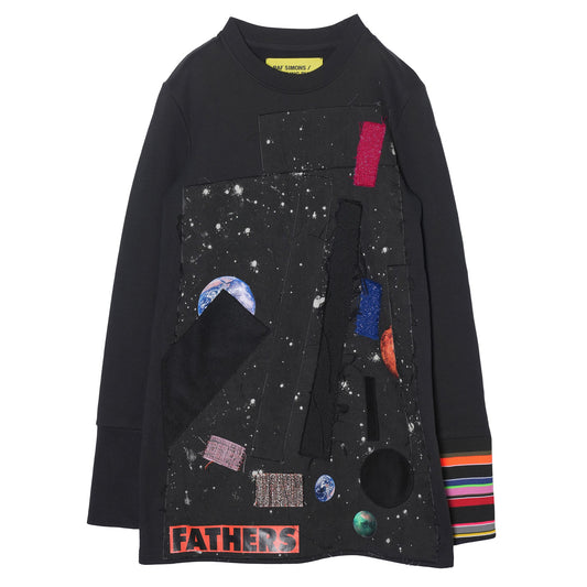 PATCHWORK SWEATSHIRT / BLACK
