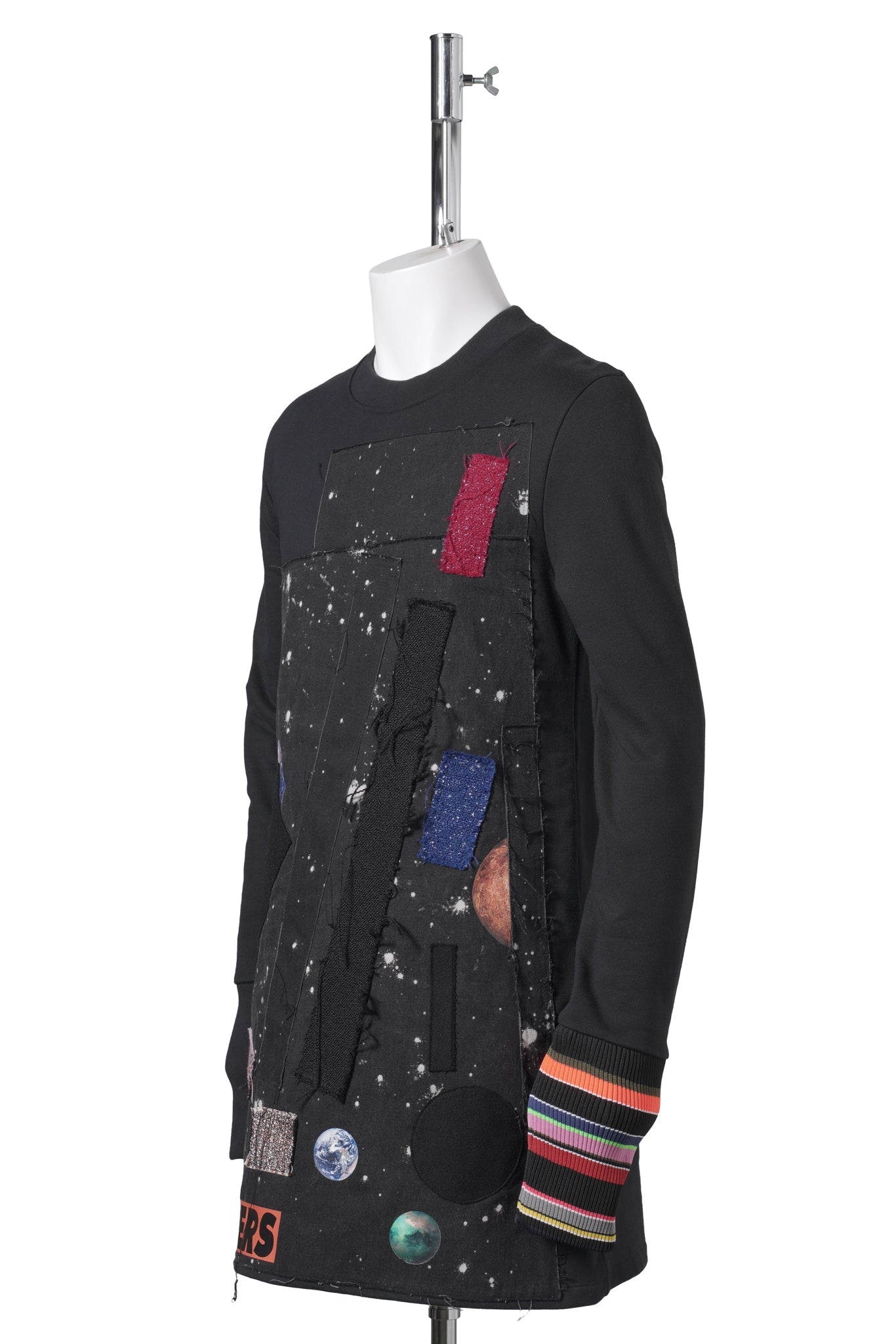 PATCHWORK SWEATSHIRT / BLACK