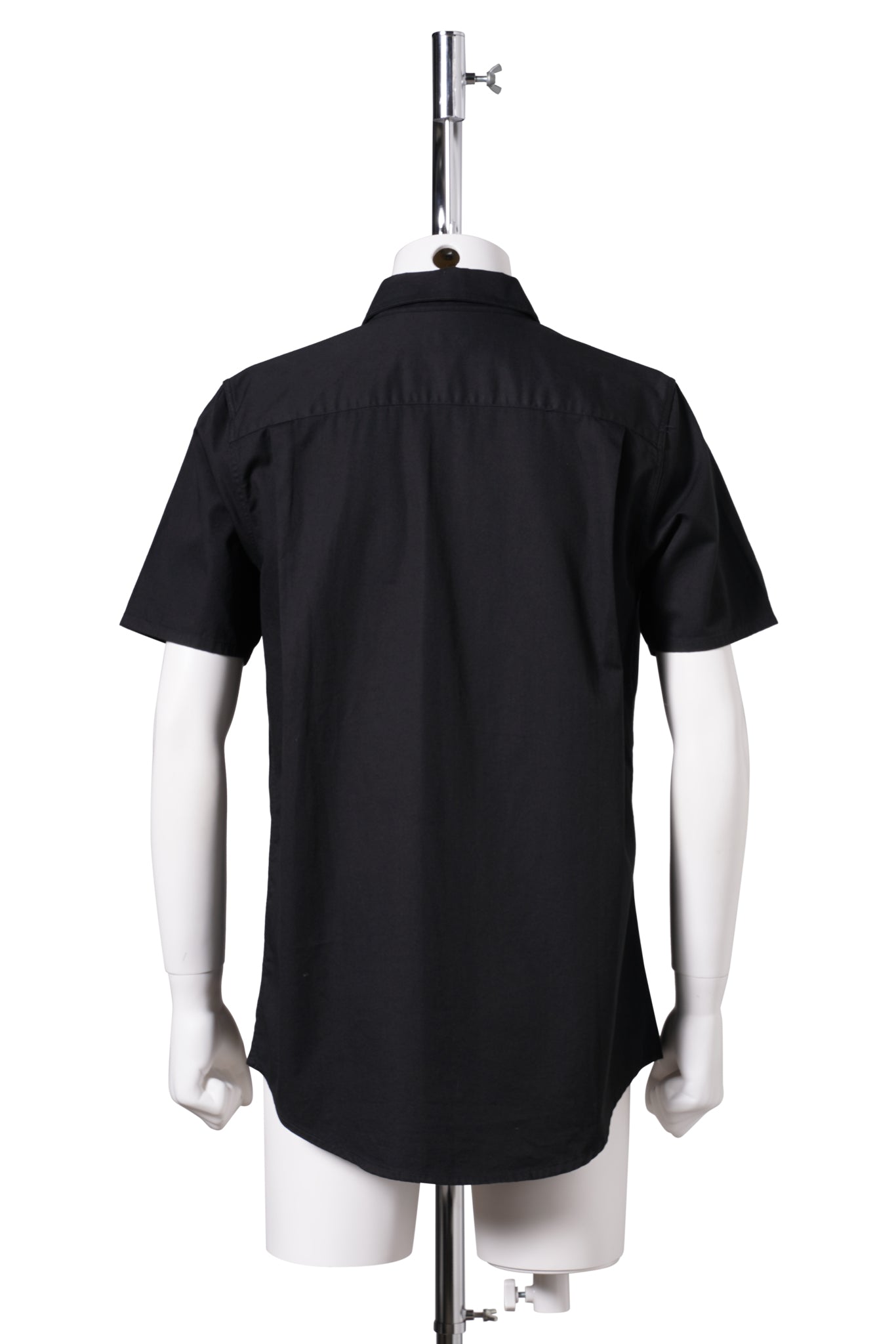 DOUBLE BUTTONED SHIRT / BLACK