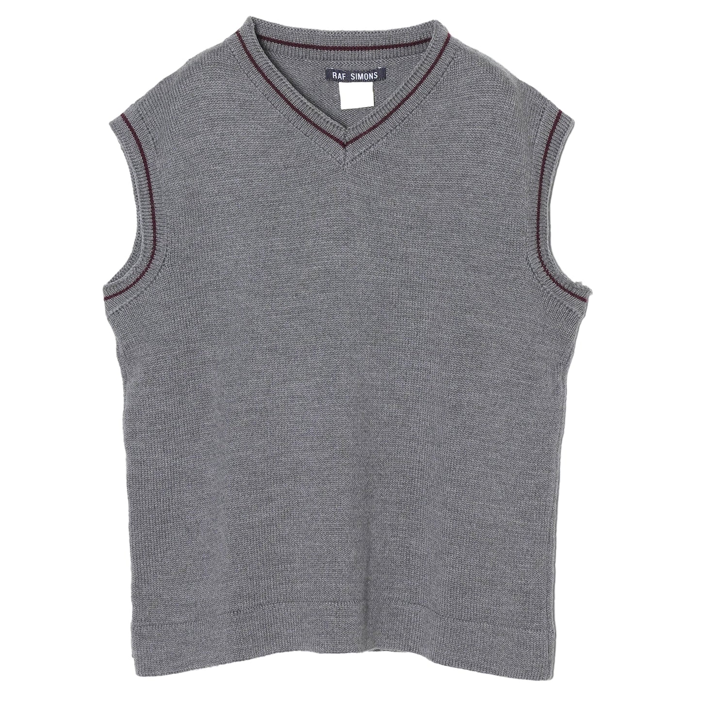 SLEEVELESS SWEATER / GREY