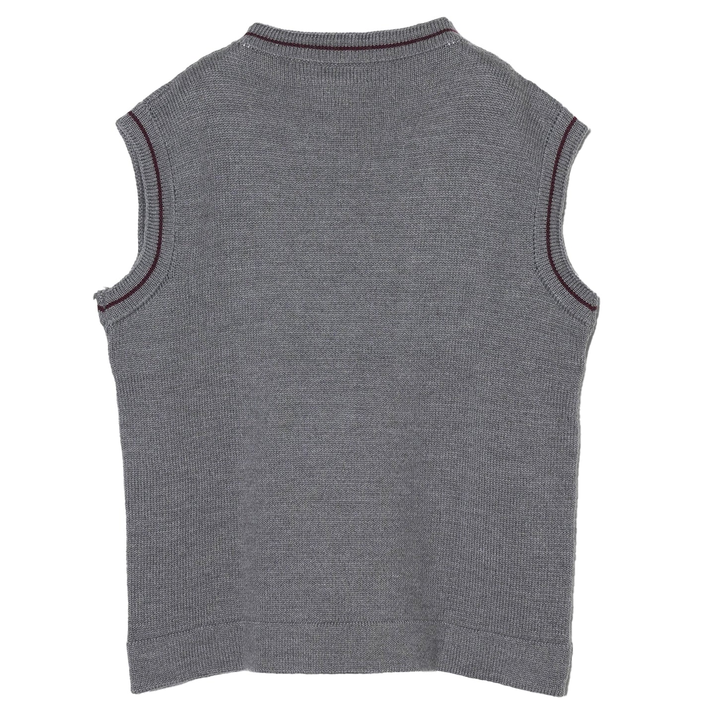 SLEEVELESS SWEATER / GREY
