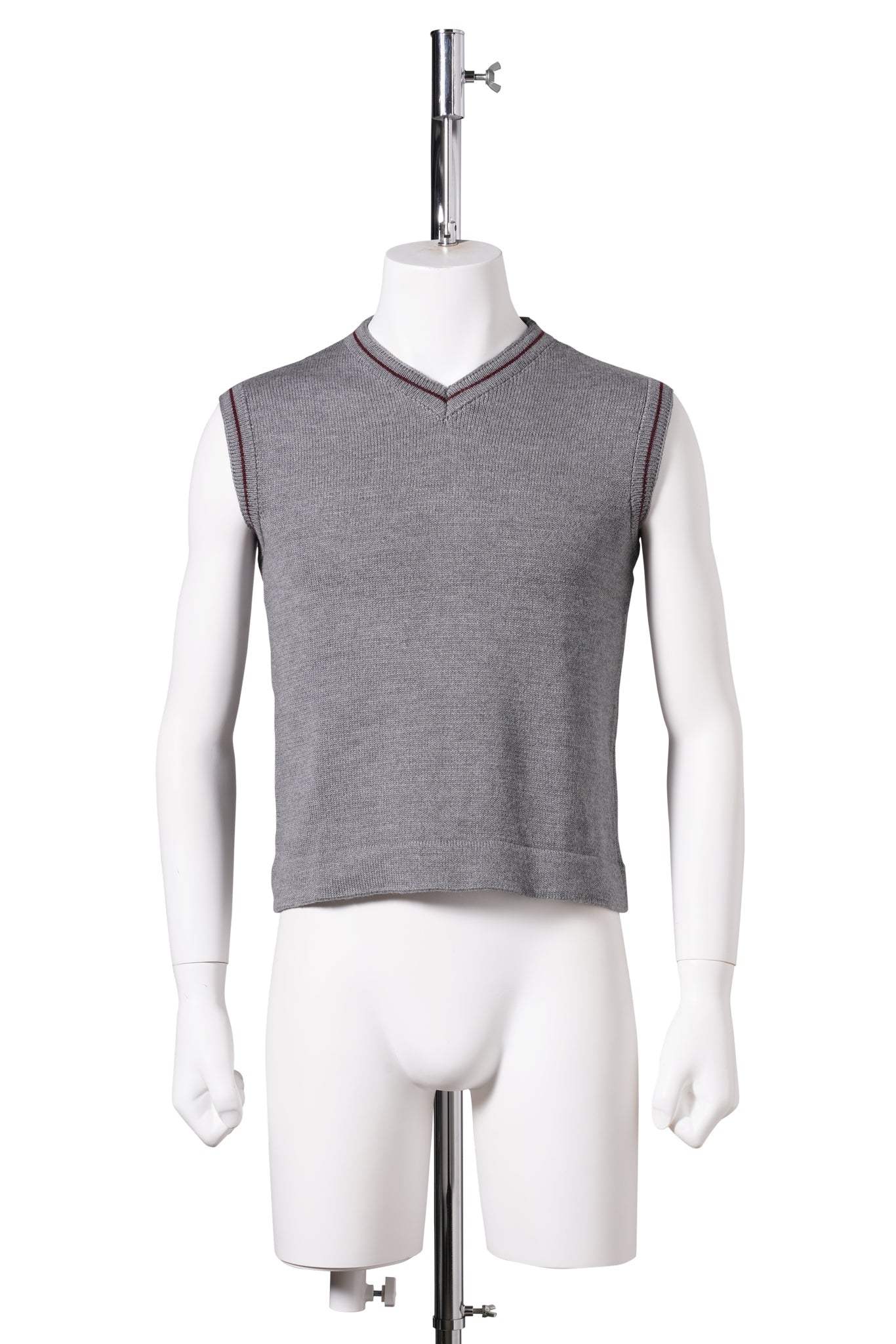 SLEEVELESS SWEATER / GREY