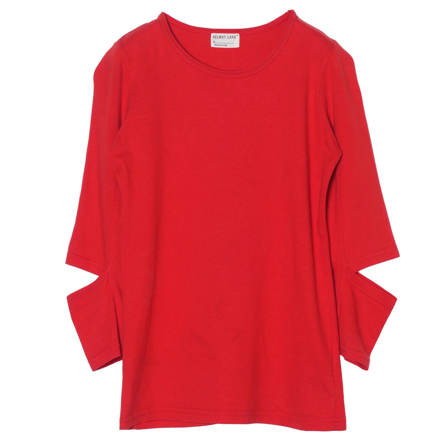 CUT OUT T-SHIRT / RED