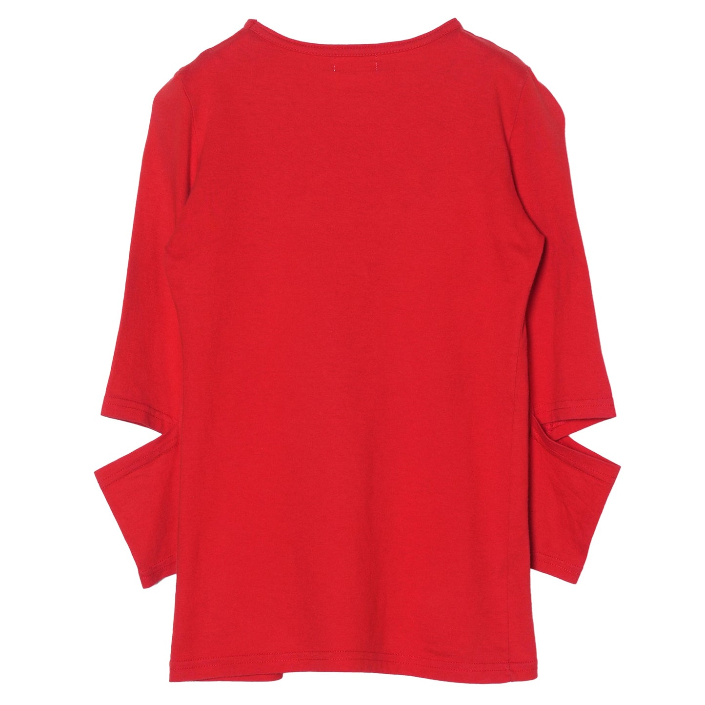 CUT OUT T-SHIRT / RED