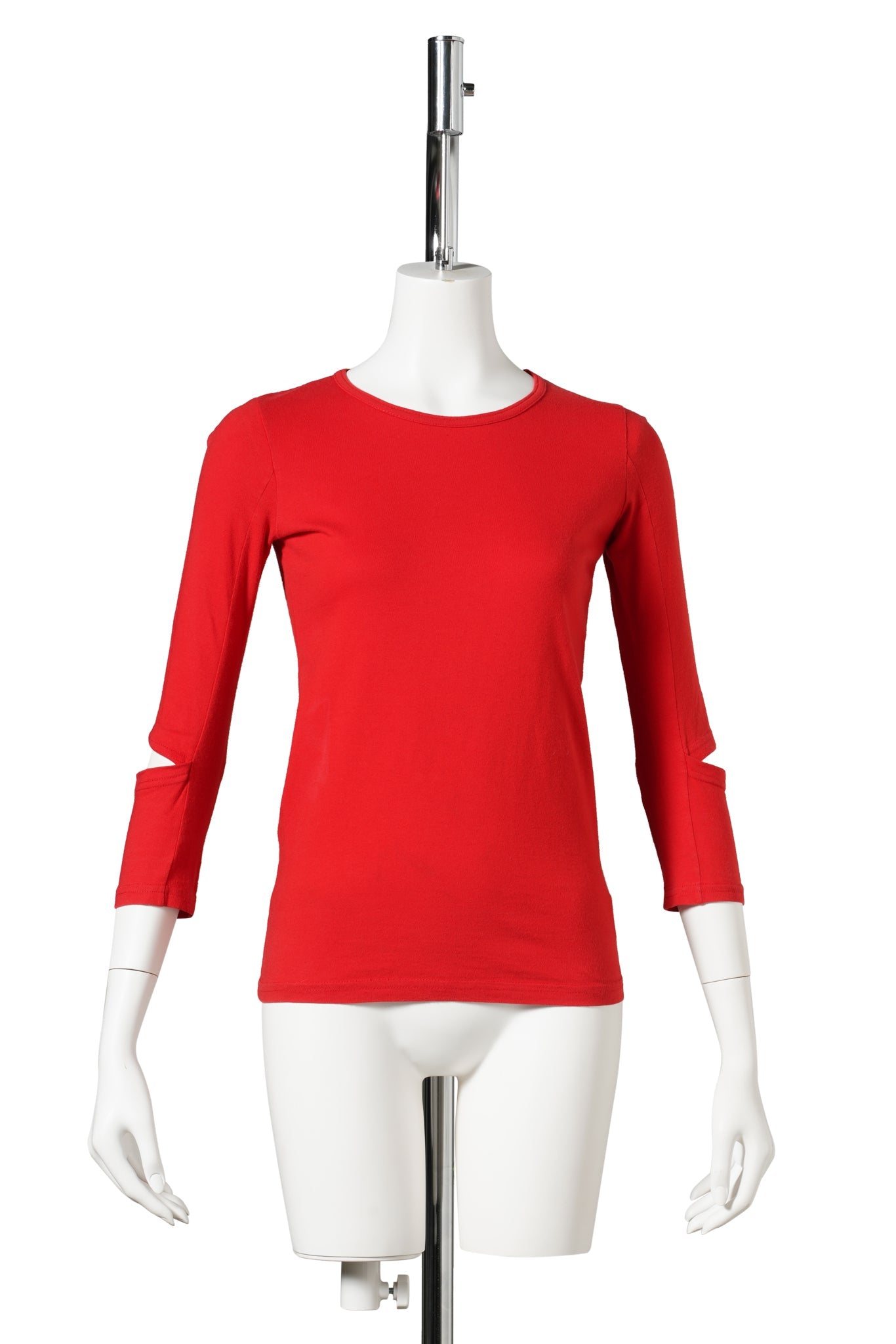 CUT OUT T-SHIRT / RED