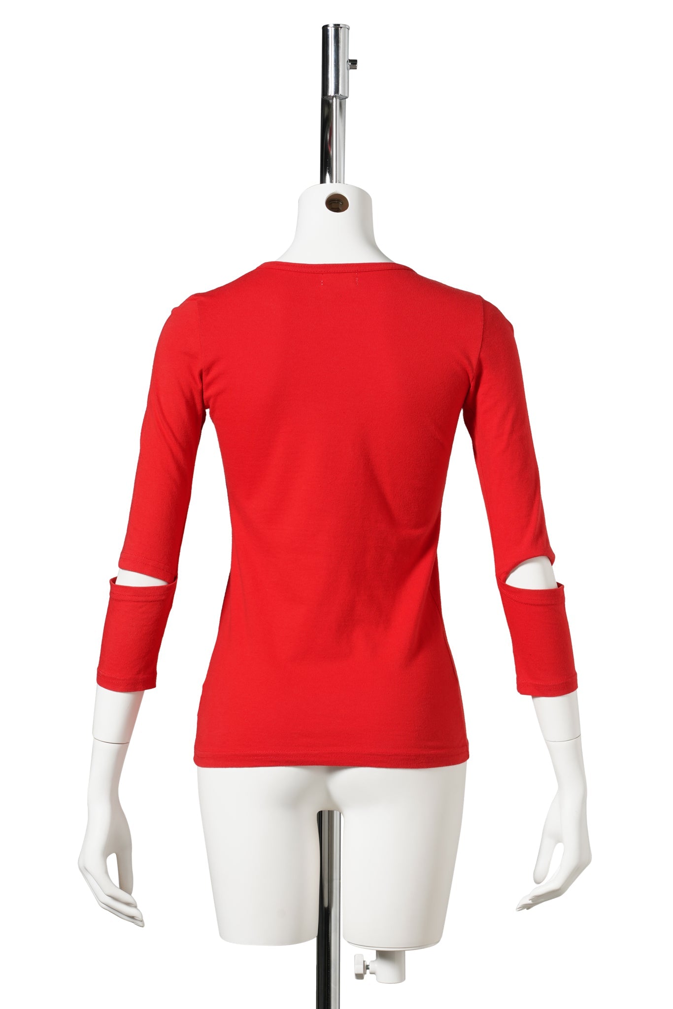 CUT OUT T-SHIRT / RED