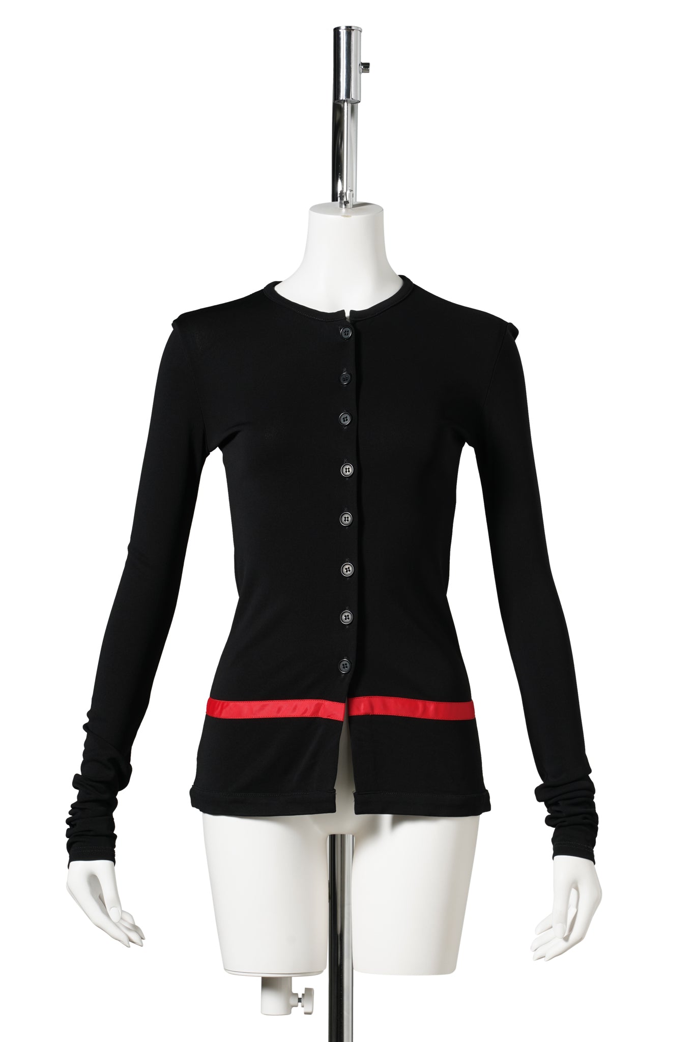 STRIPE CARDIGAN / BLACK