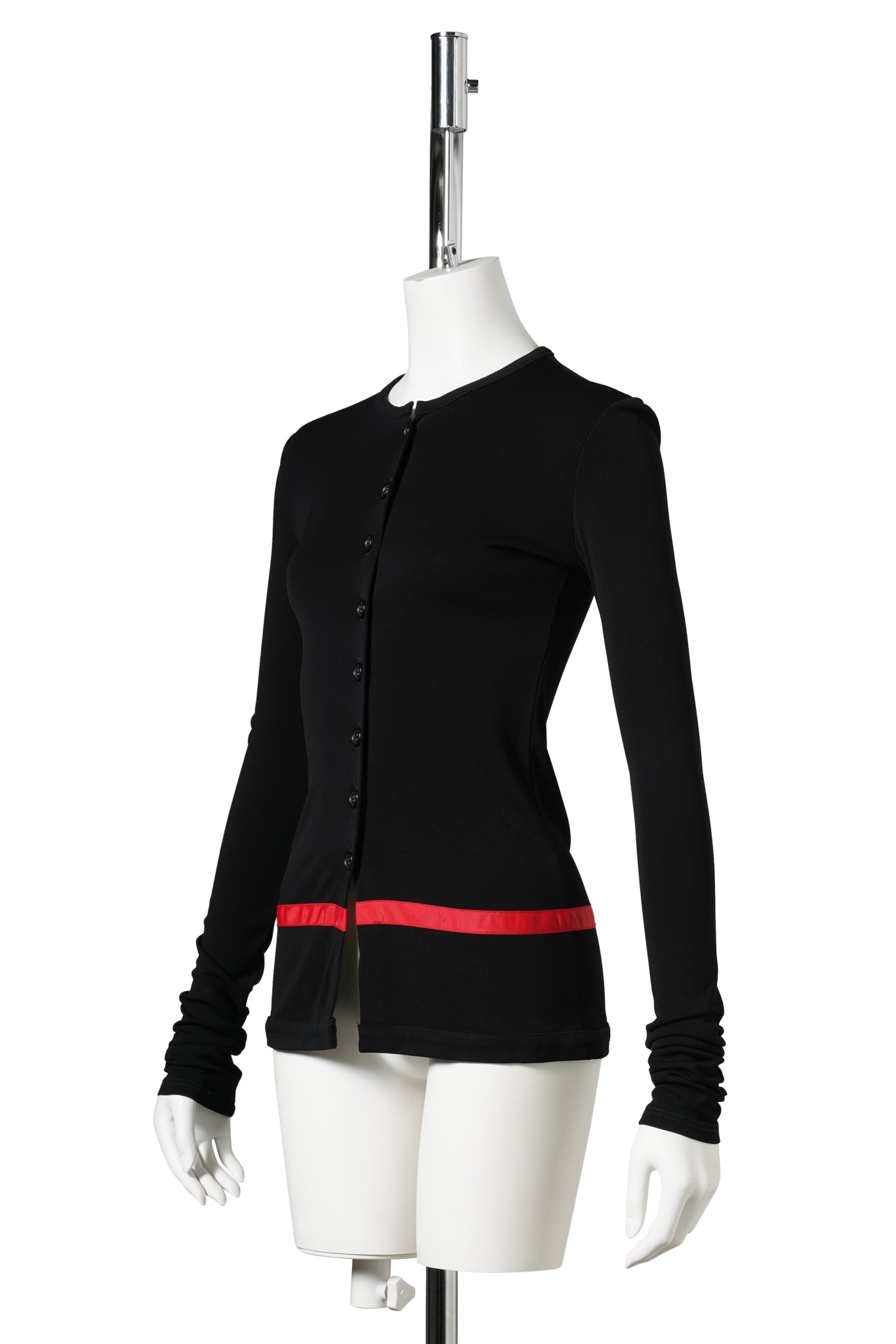 STRIPE CARDIGAN / BLACK