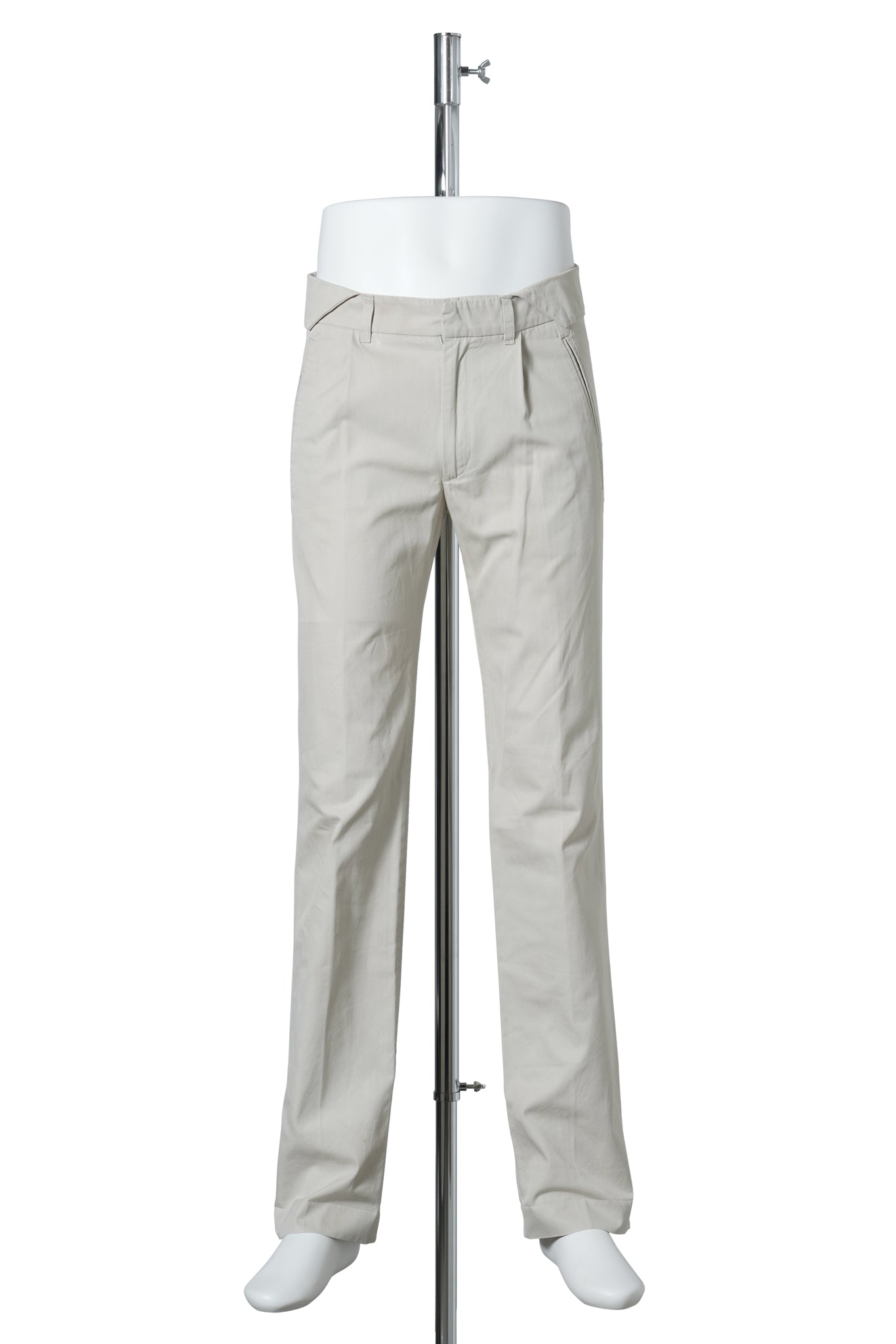 STRAIGHT CHINO PANTS / BEIGE