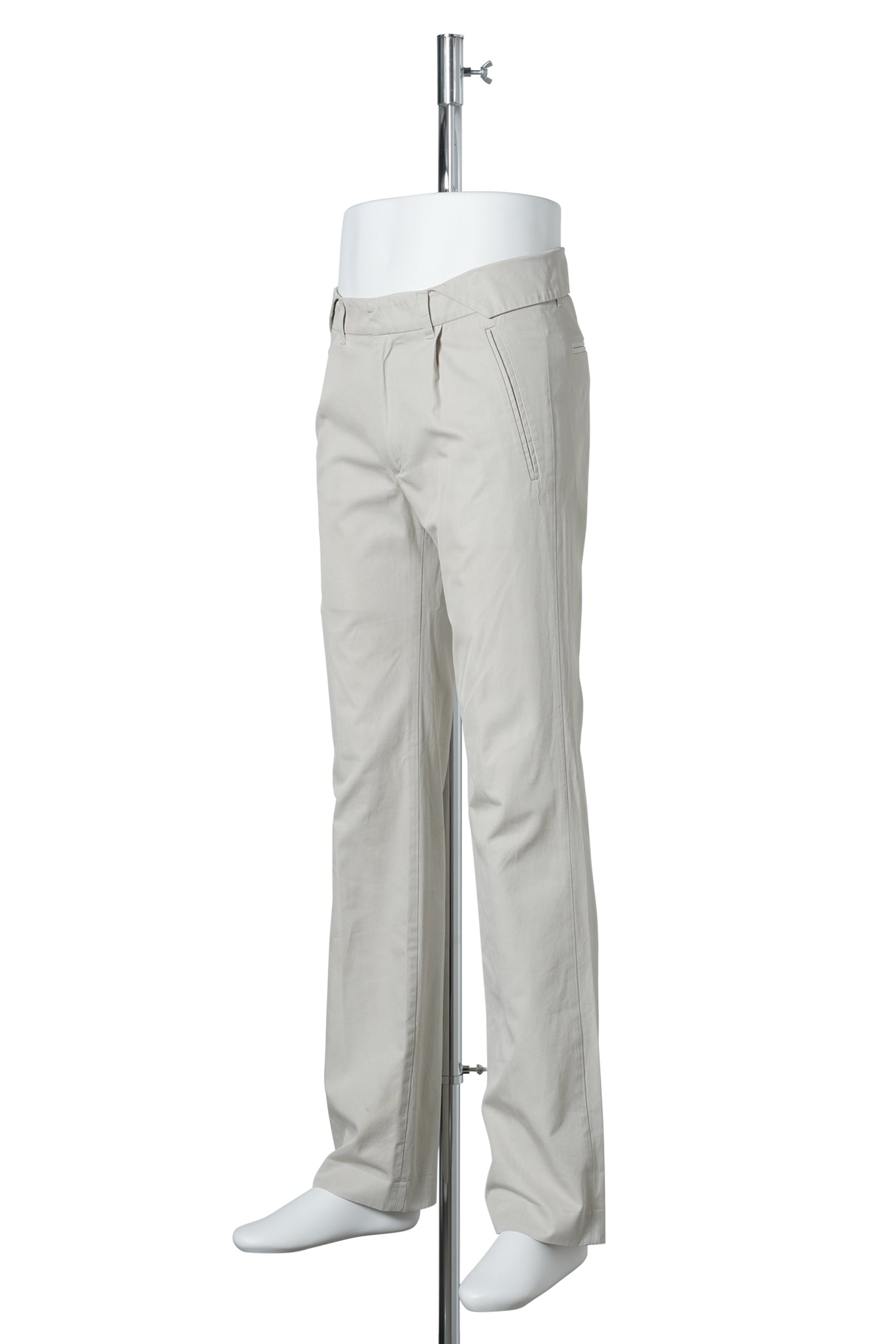 STRAIGHT CHINO PANTS / BEIGE