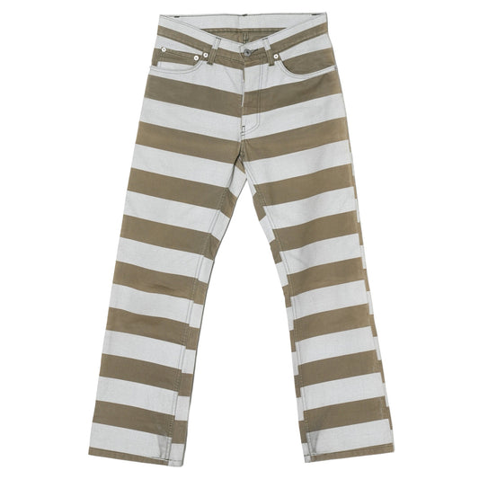 STRIPE PANTS / WHITE&KHAKI