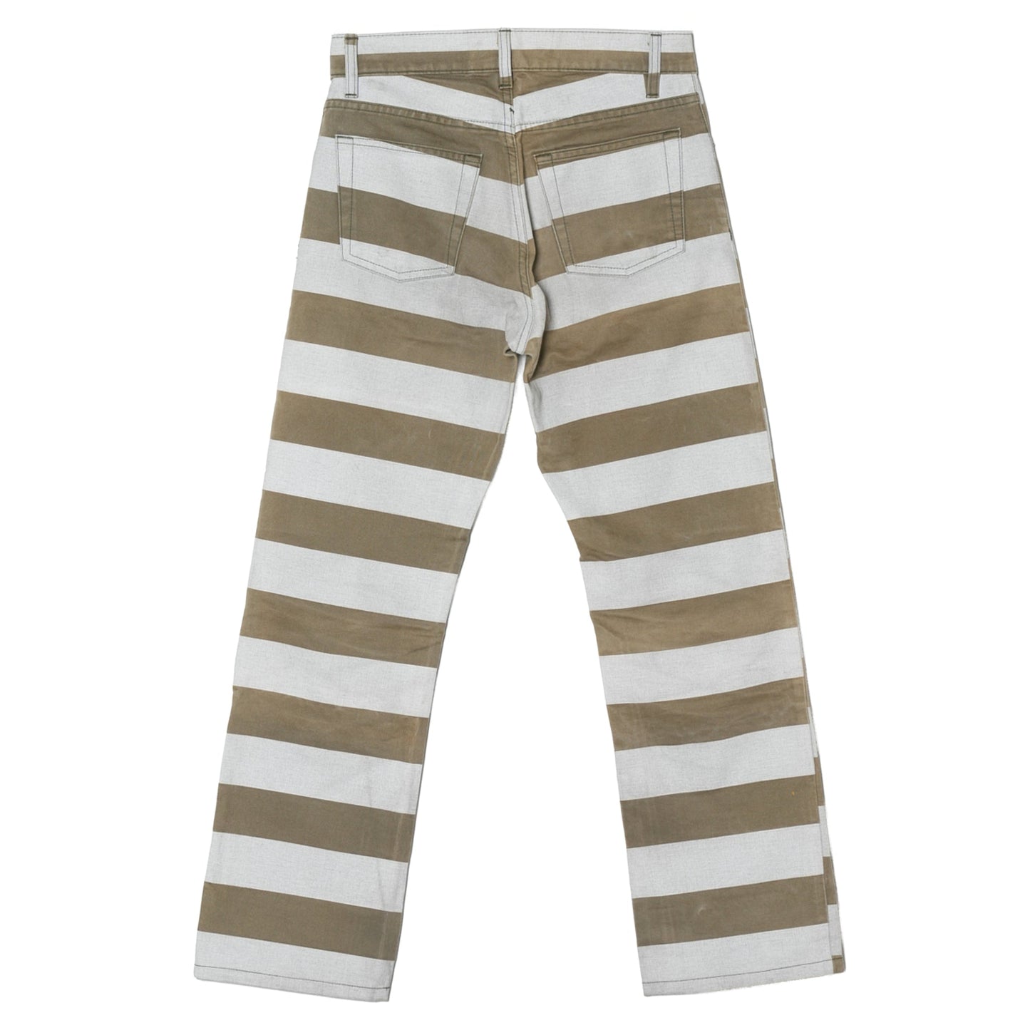 STRIPE PANTS / WHITE&KHAKI
