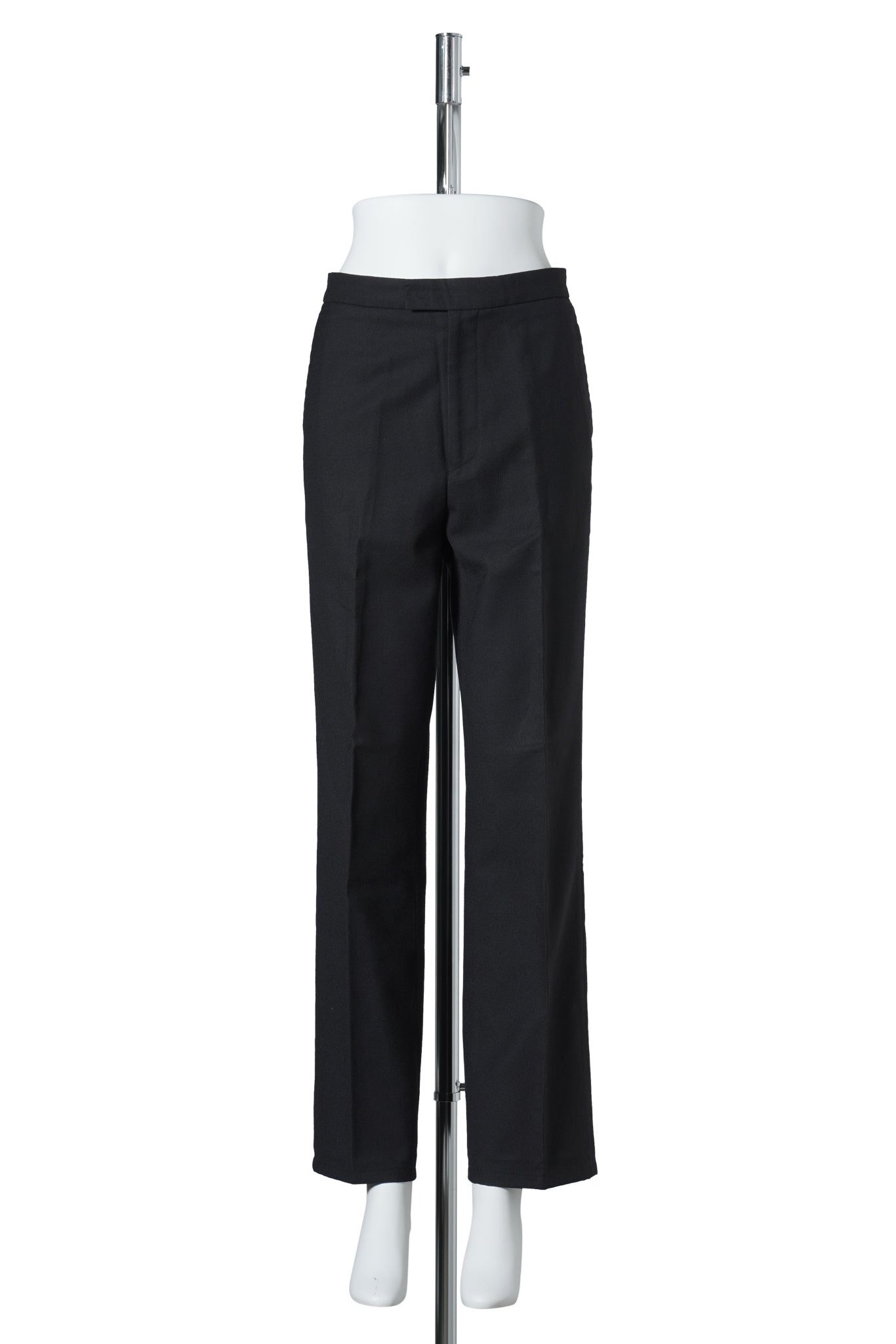 CENTER-PRESSED PANTS / BLACK