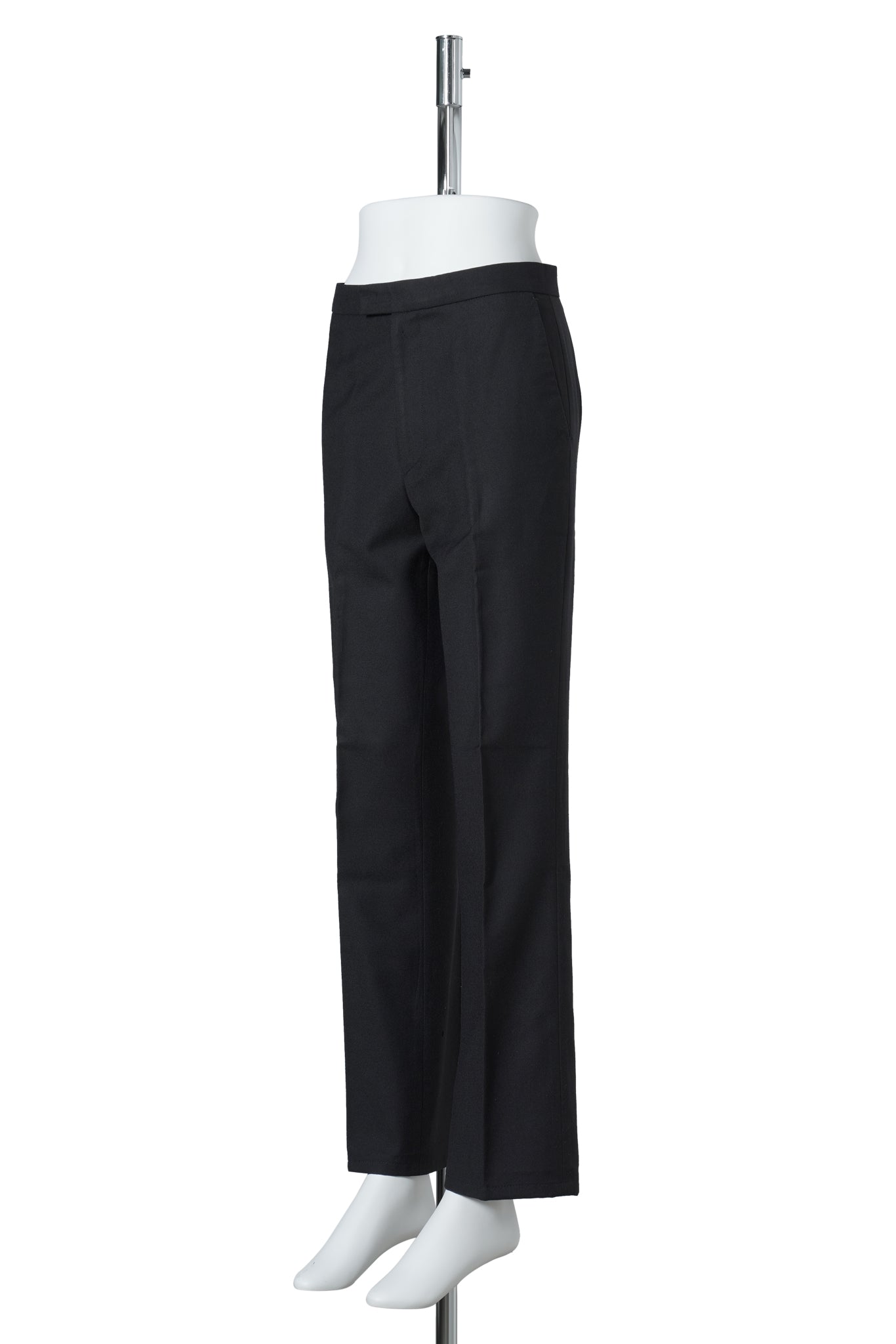 CENTER-PRESSED PANTS / BLACK