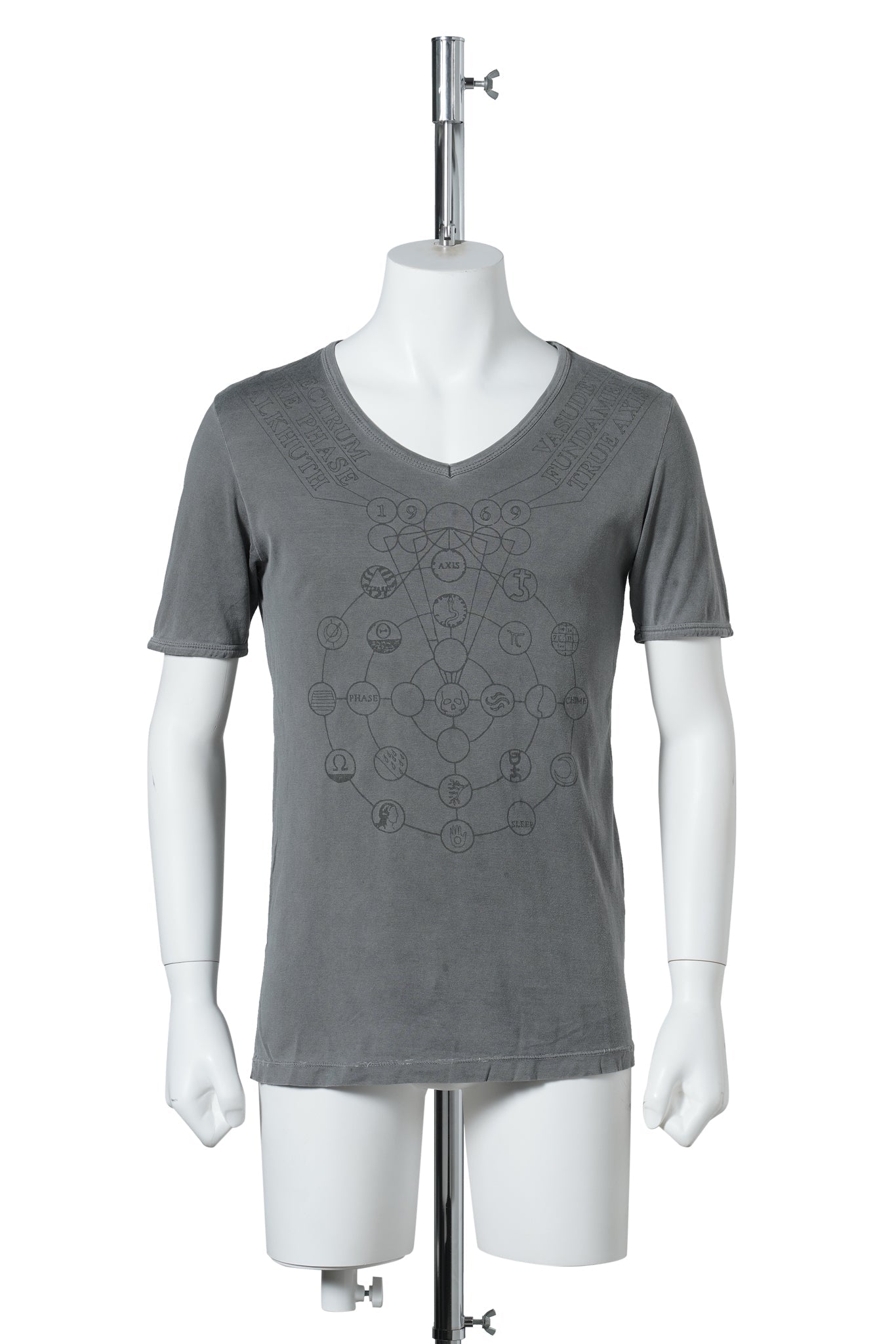 GRAPHIC T-SHIRT / CHARCOAL GREY