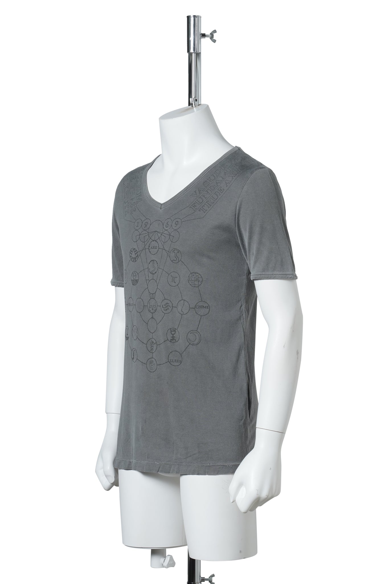 GRAPHIC T-SHIRT / CHARCOAL GREY