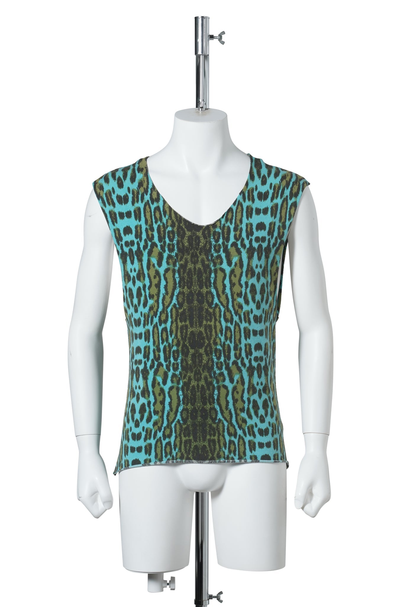 LEOPARD SLEEVELESS TOP / MULTI