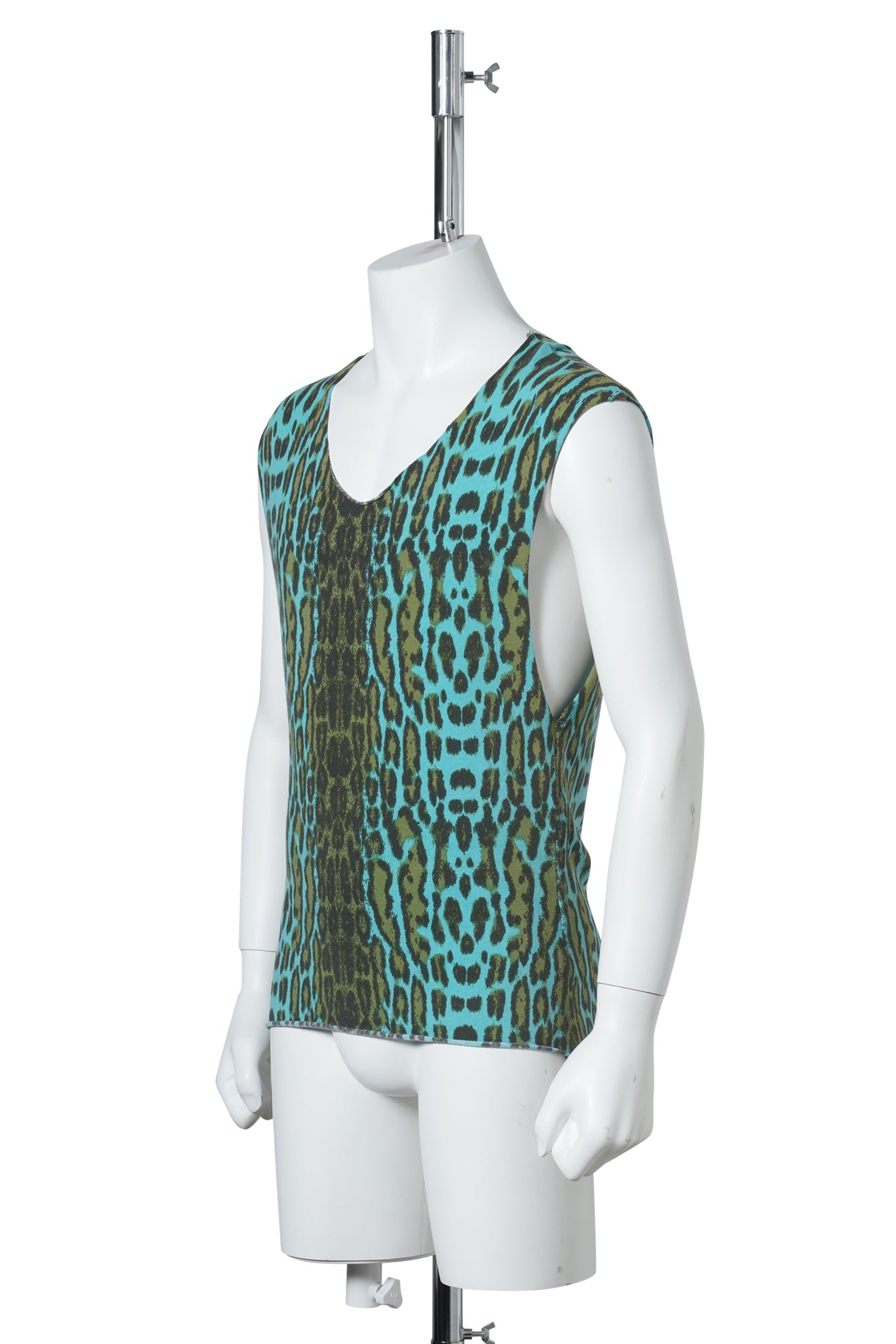 LEOPARD SLEEVELESS TOP / MULTI