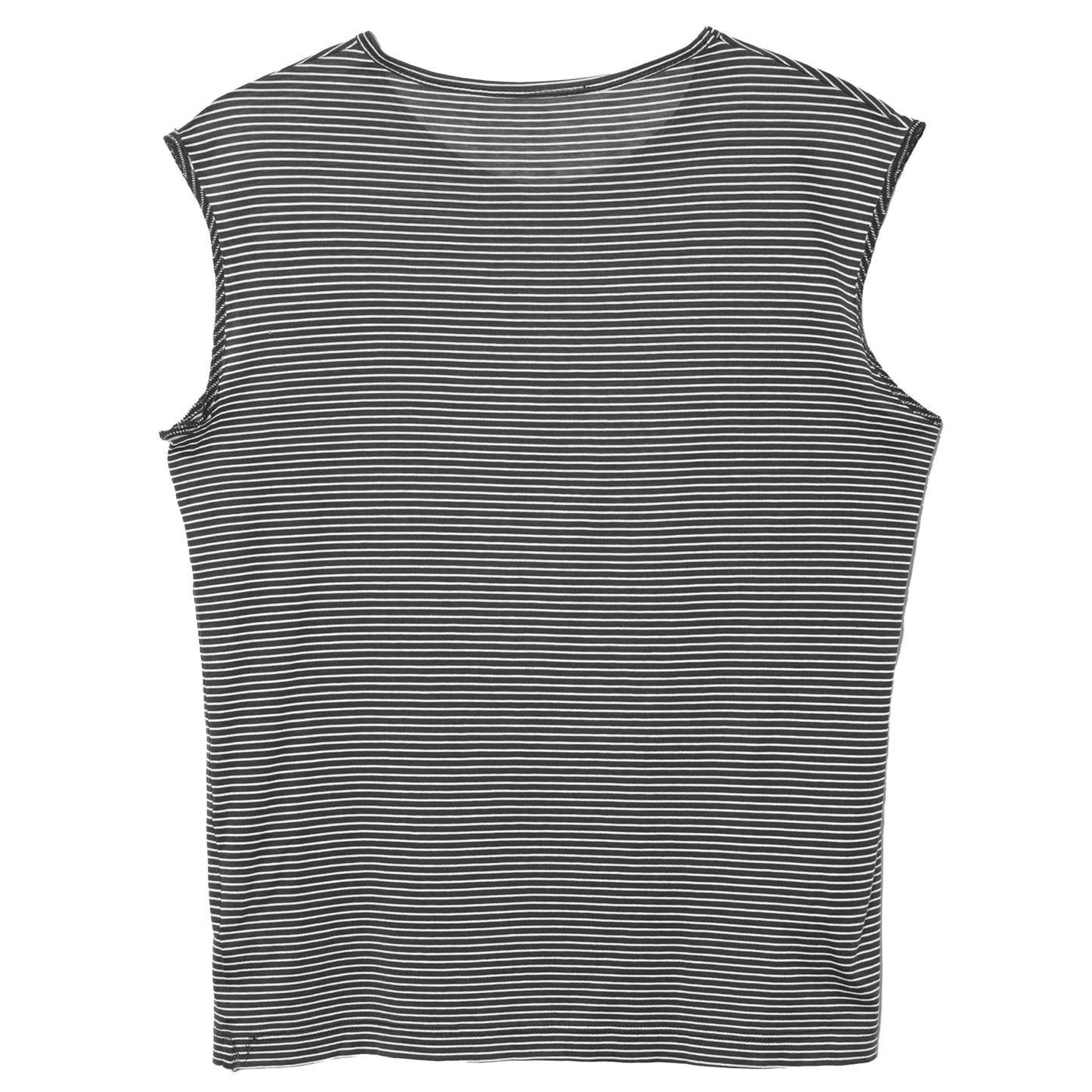 GRAPHIC SLEEVELESS TOP / BLACK&WHITE