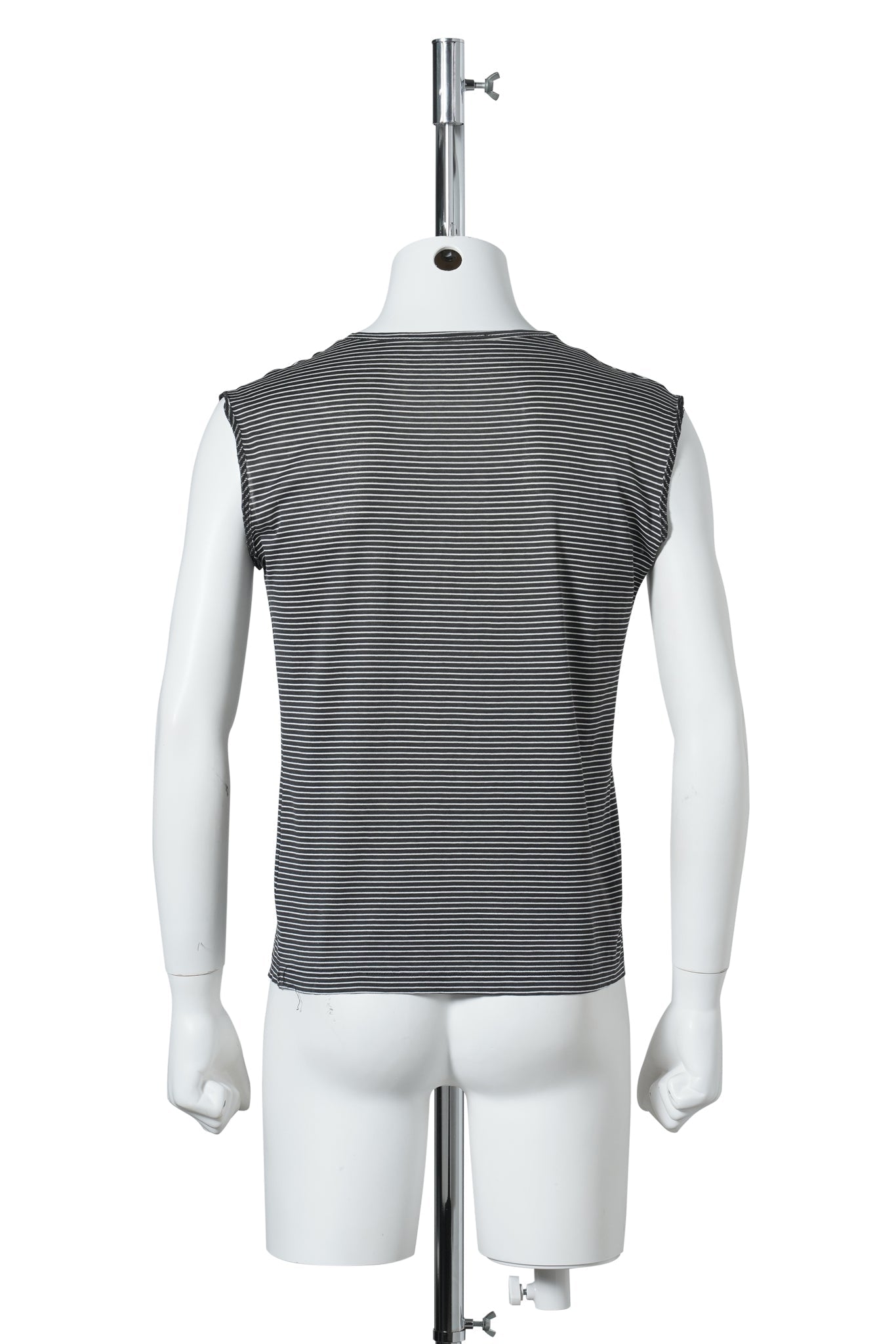 GRAPHIC SLEEVELESS TOP / BLACK&WHITE