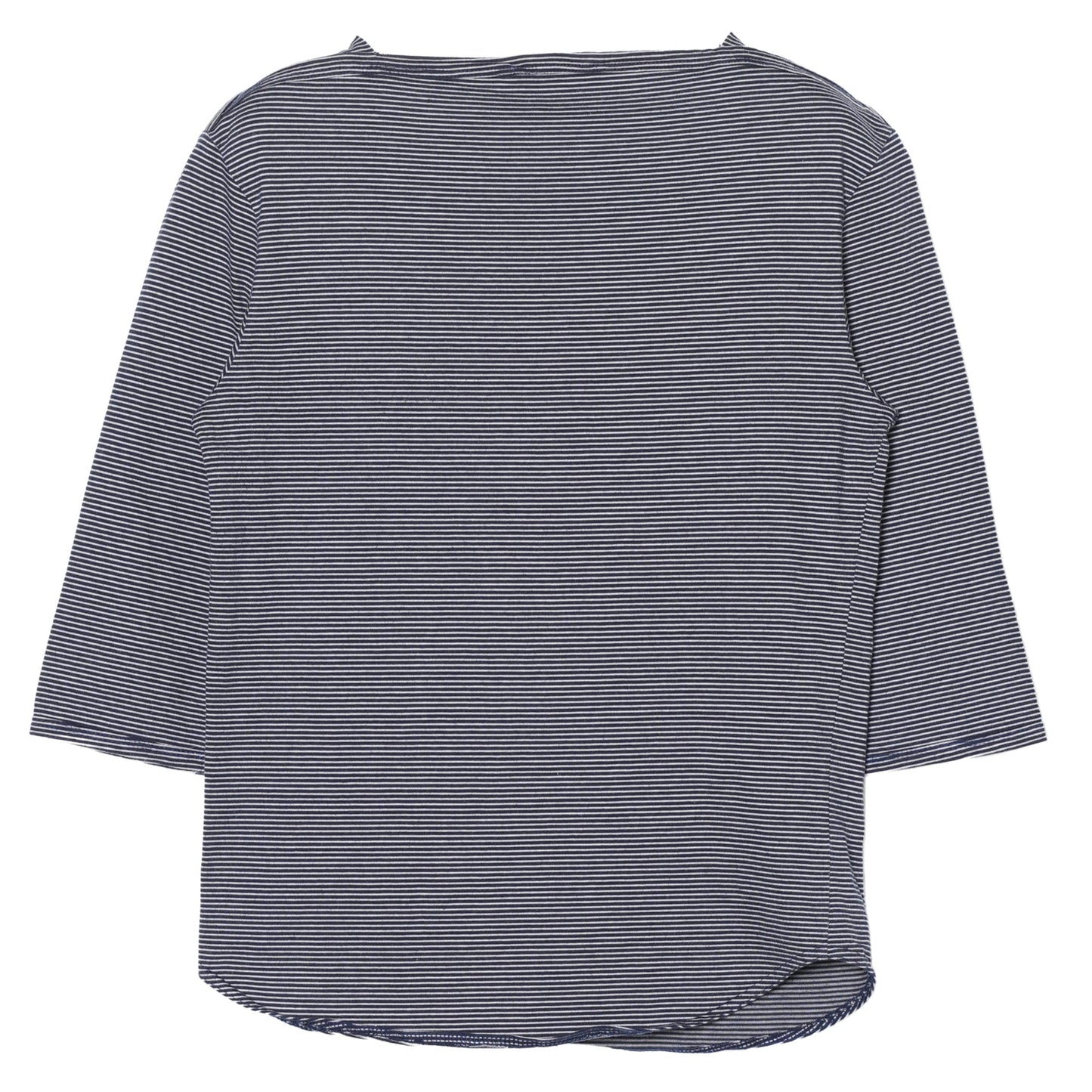 HALF SLEEVE STRIPE T-SHIRT / NAVY&WHITE
