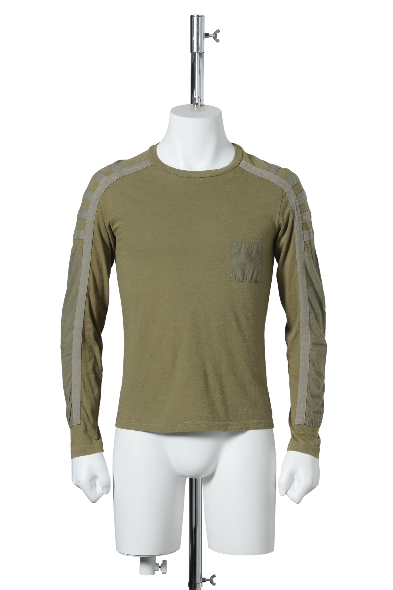 MILITARY LONG SLEEVE TOP / KHAKI
