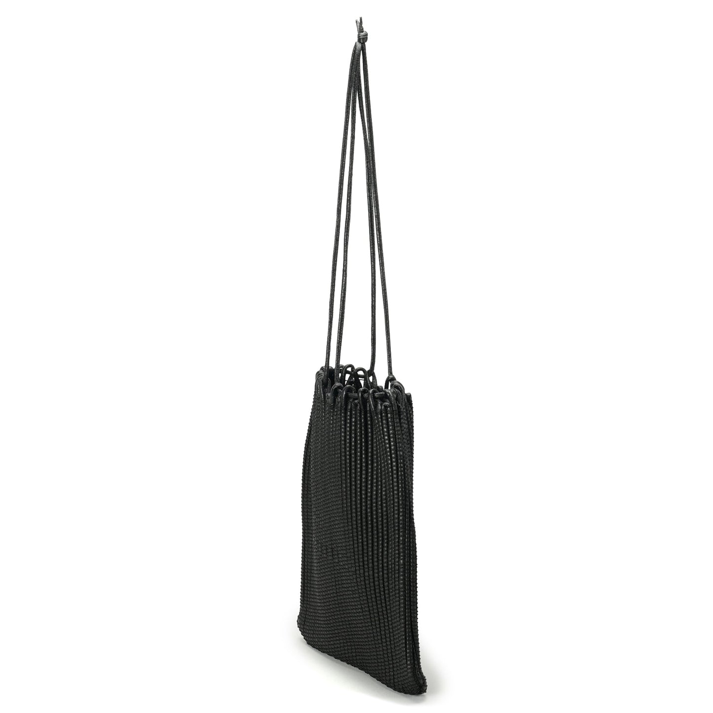 LEATHER TOTE BAG / BLACK