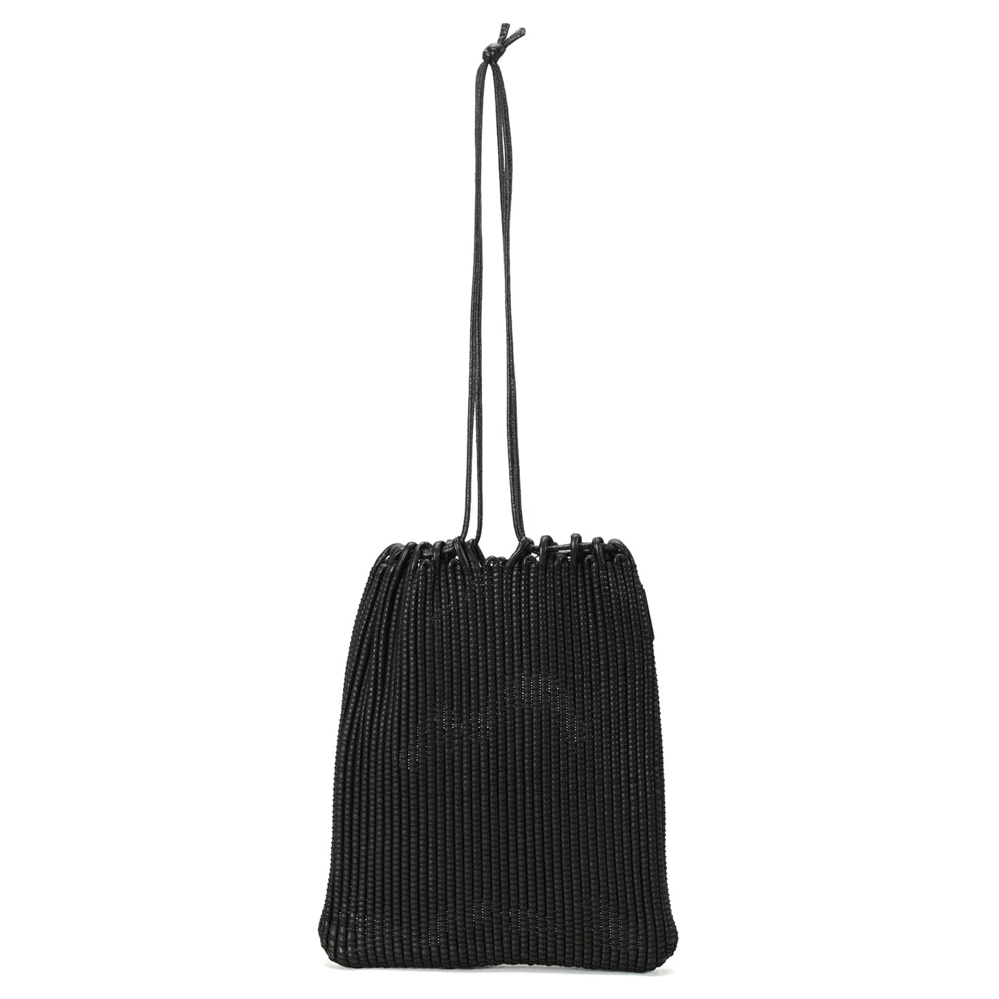 LEATHER TOTE BAG / BLACK