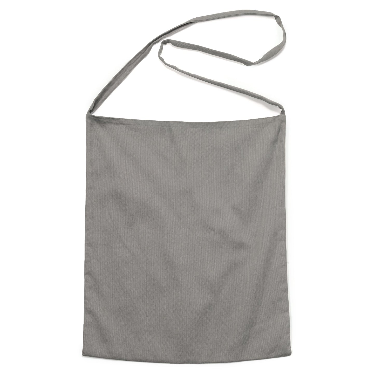 LONG STRAP TOTE BAG / GREY