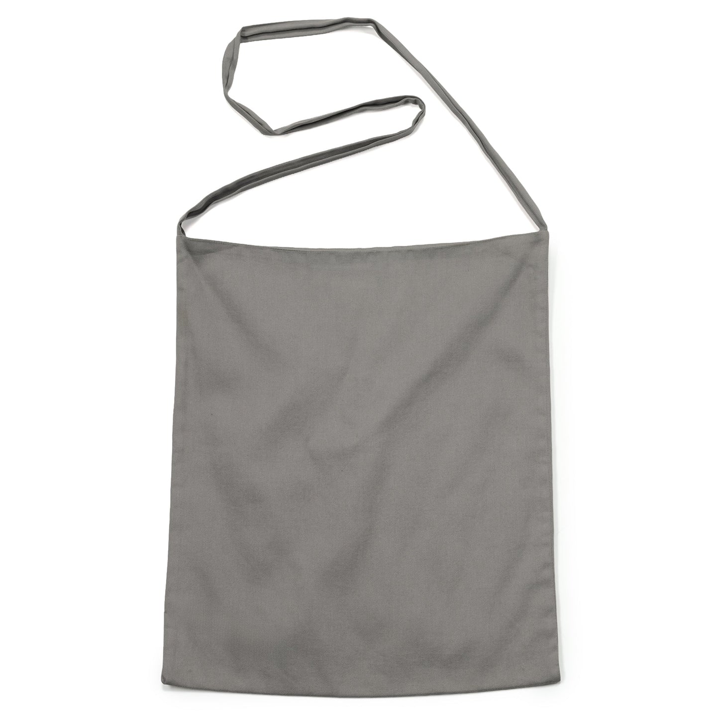 LONG STRAP TOTE BAG / GREY
