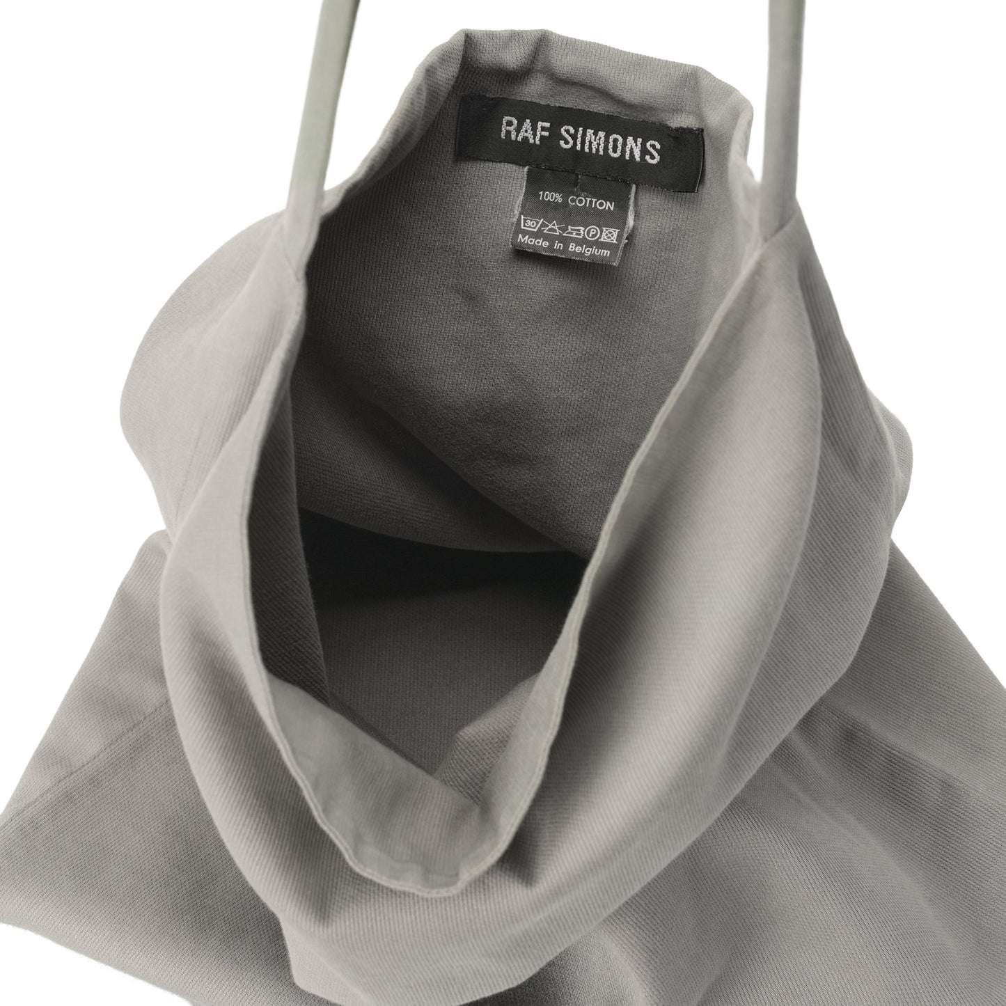 LONG STRAP TOTE BAG / GREY