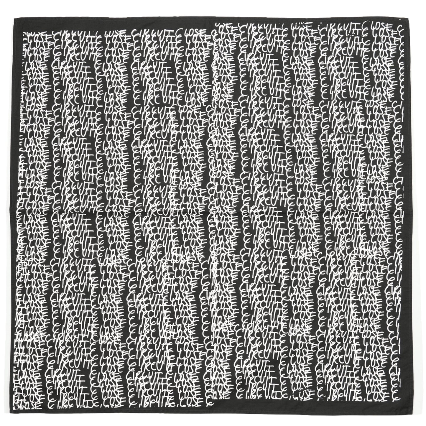 GRAPHIC BANDANA / BLACK