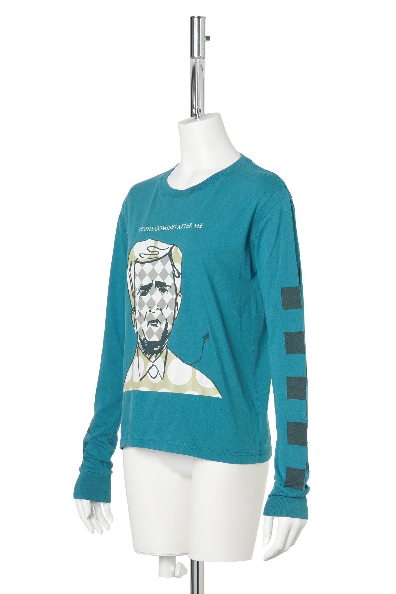 GRAPHIC LONG SLEEVE TOP / MULTI