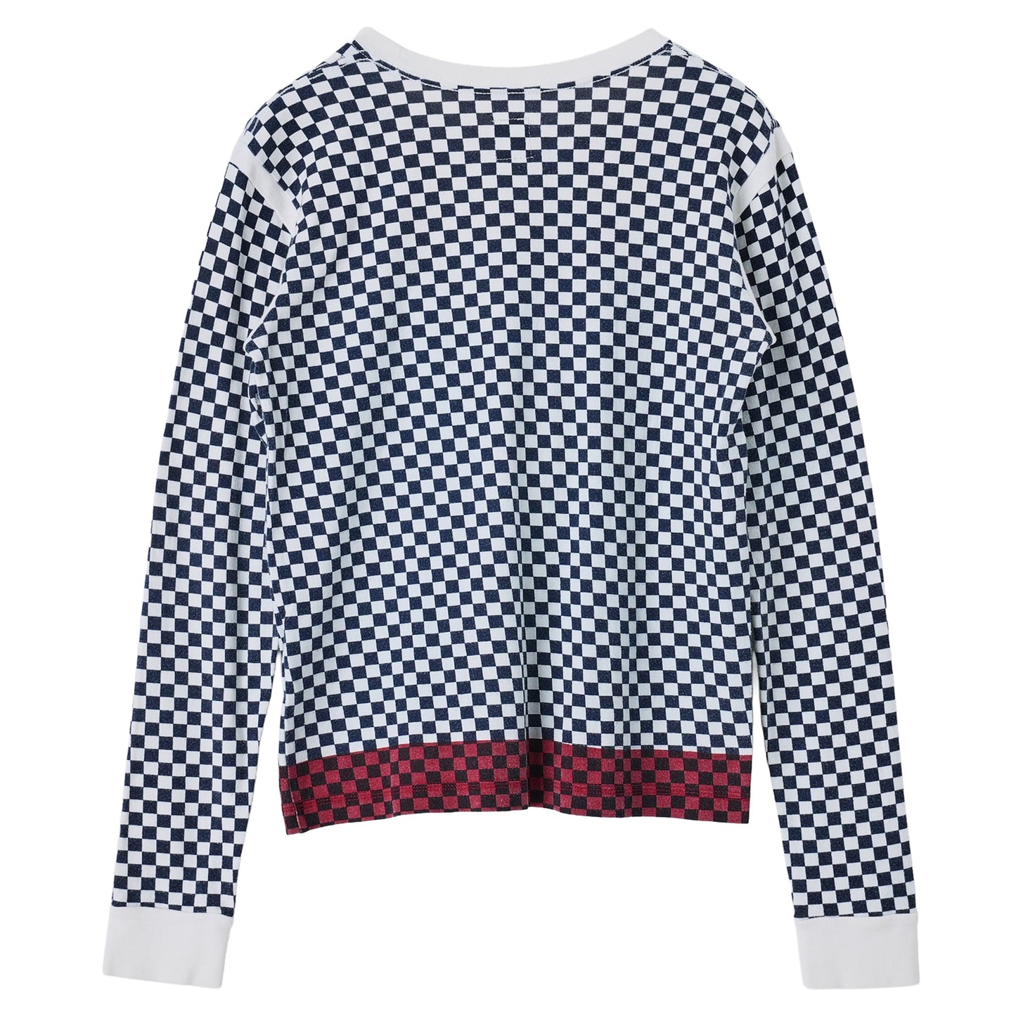 CHECK LONG SLEEVE TOP / MULTI