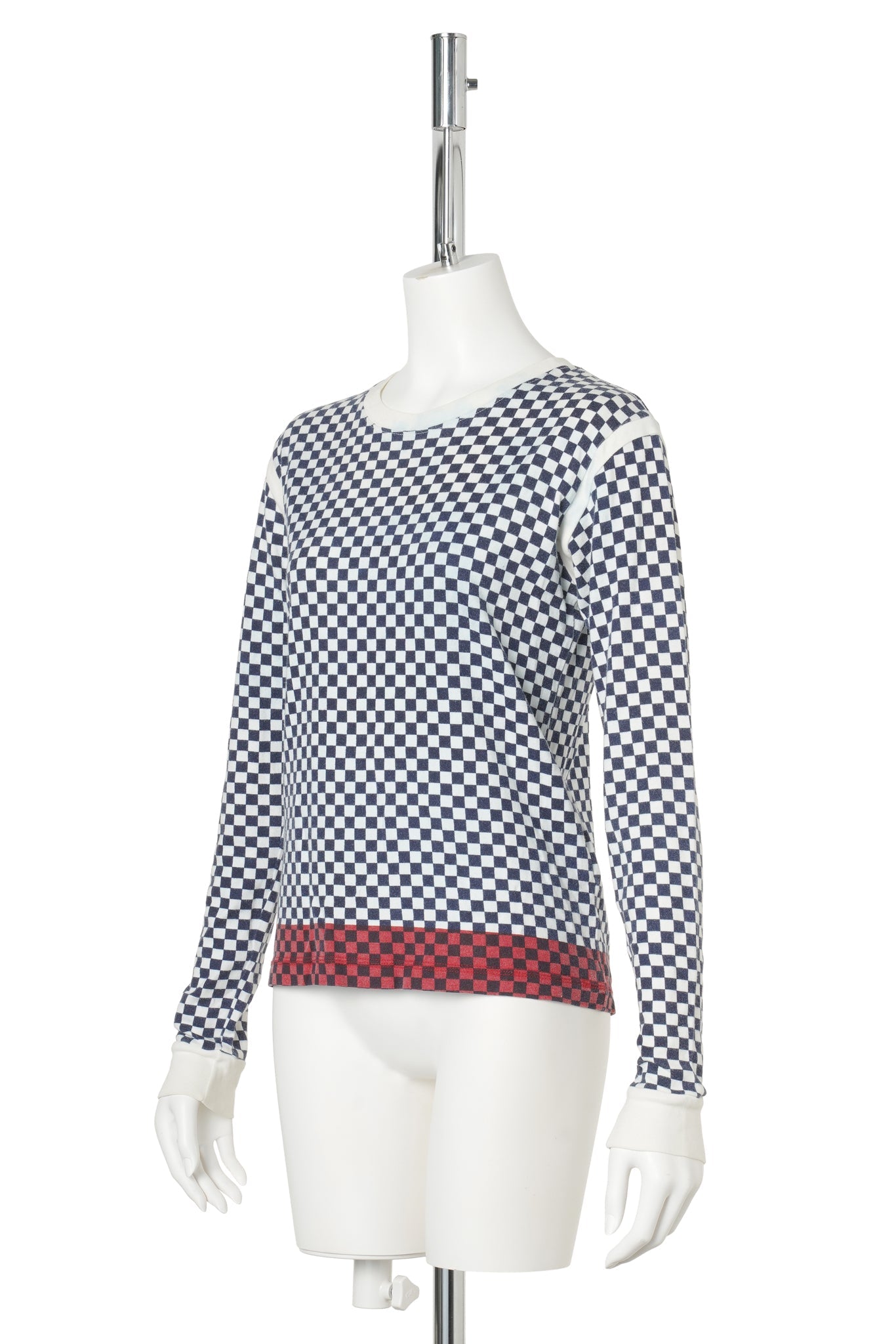 CHECK LONG SLEEVE TOP / MULTI