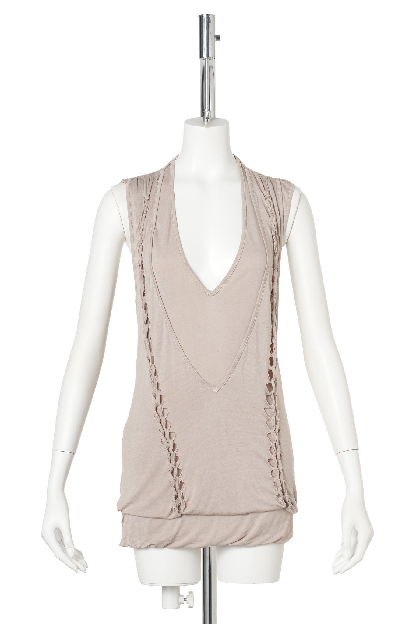 LAYERED SLEEVELESS TOP / LIGHT PINK