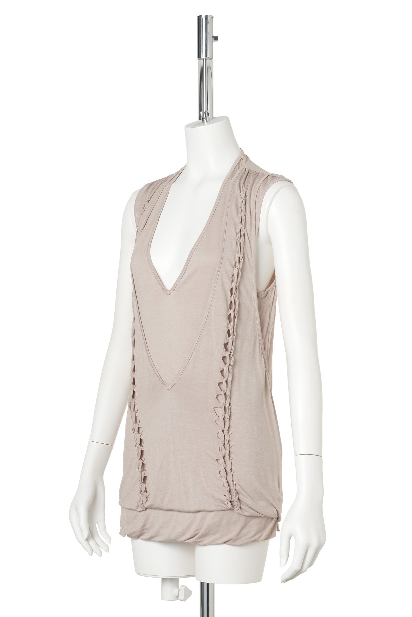 LAYERED SLEEVELESS TOP / LIGHT PINK