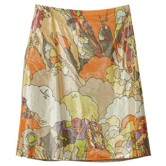 GRAPHIC SKIRT / MULTI