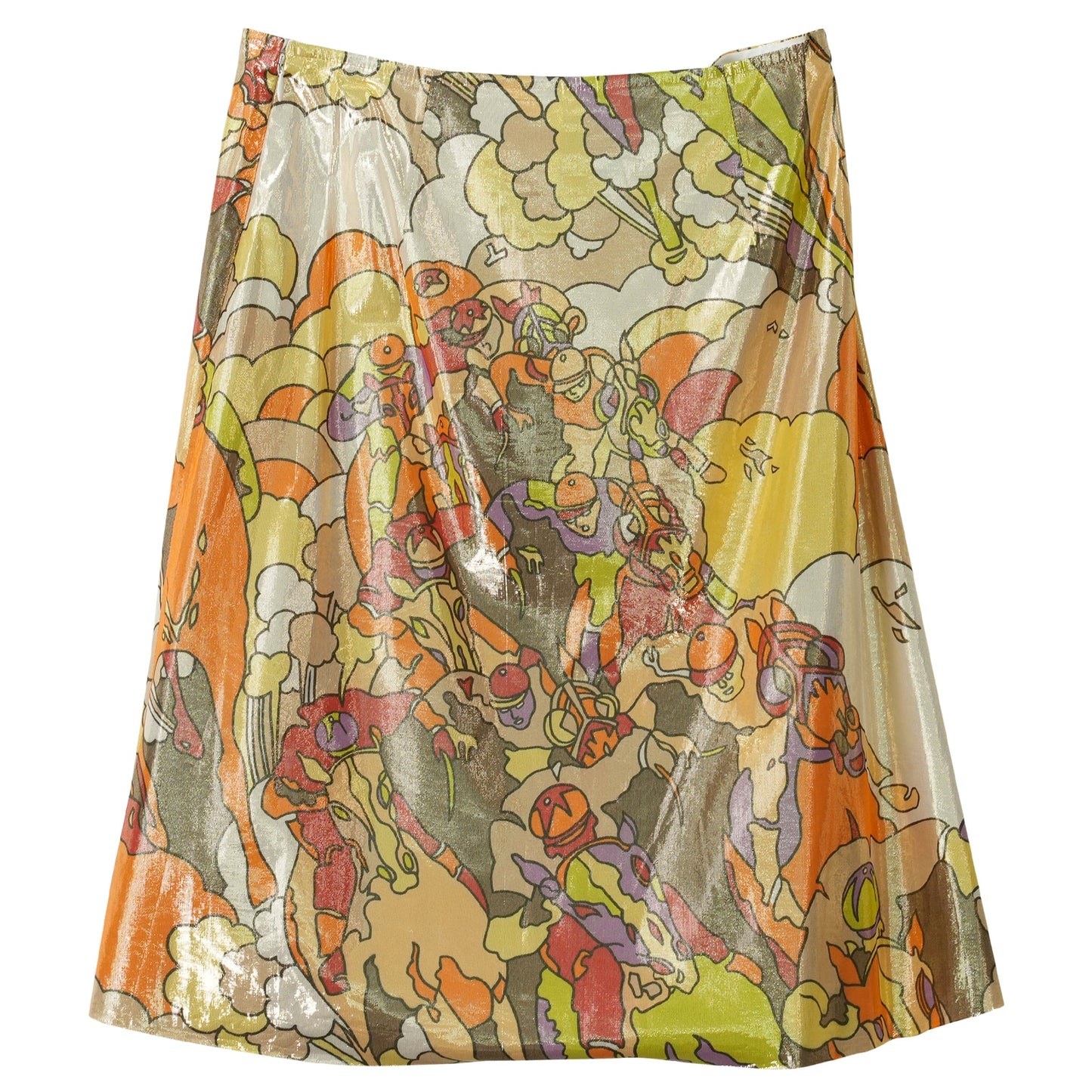 GRAPHIC SKIRT / MULTI