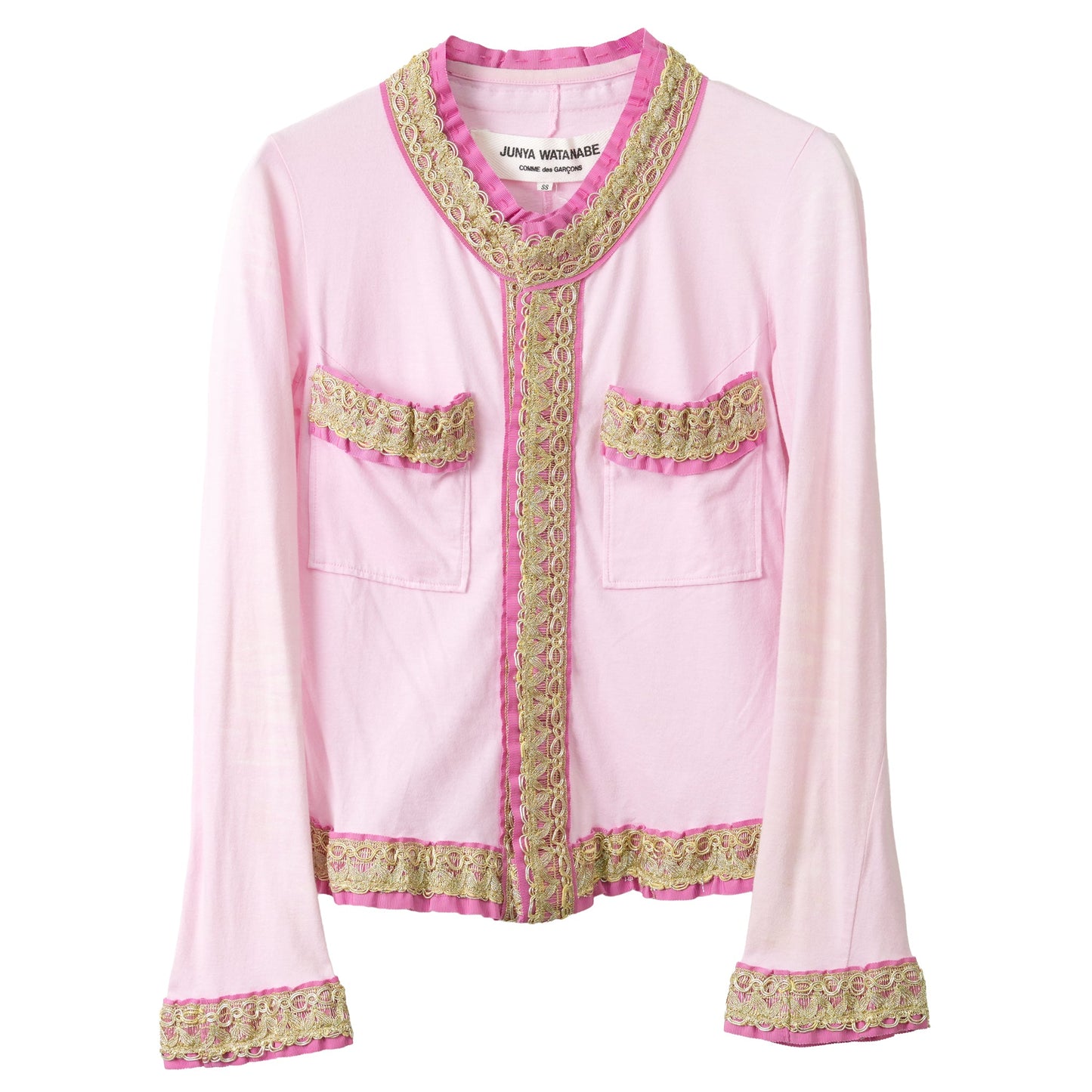 EMBROIDERED JACKET / PINK
