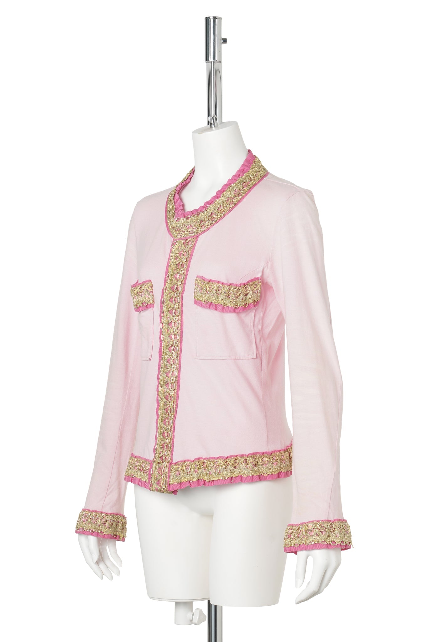 EMBROIDERED JACKET / PINK