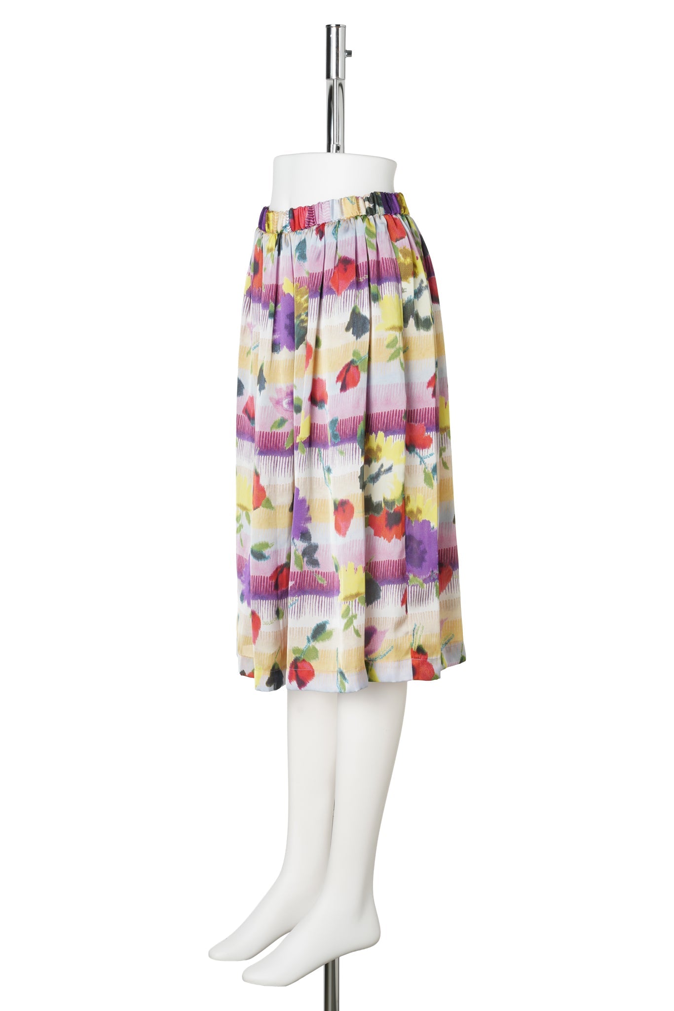 FLOWER PRINT SKIRT / MULTI