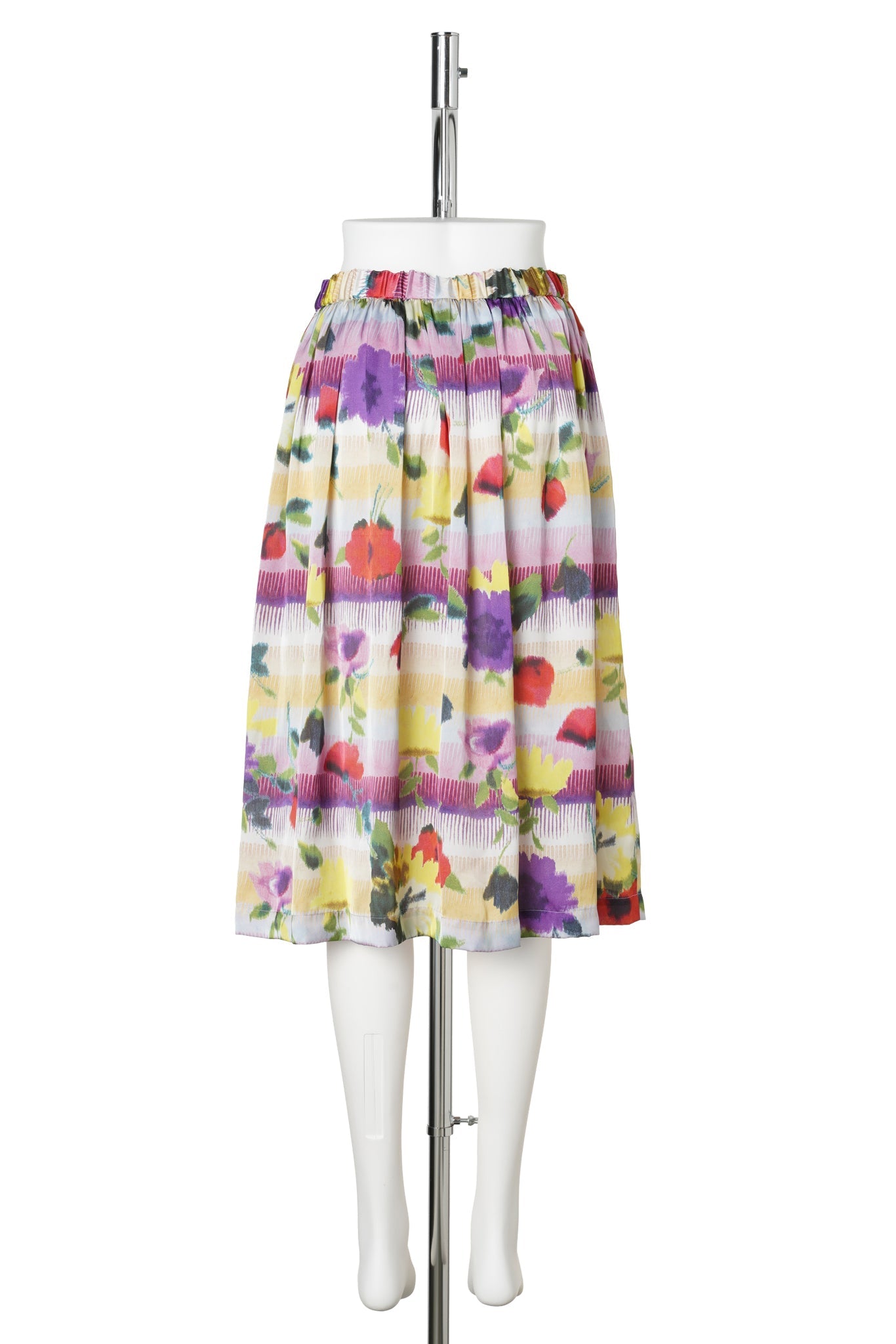 FLOWER PRINT SKIRT / MULTI