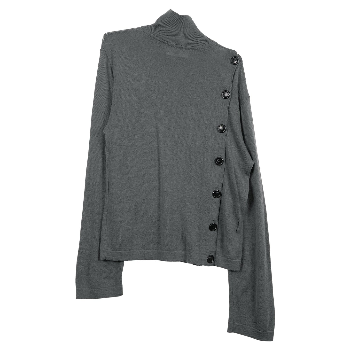 ASYMMETRY CARDIGAN / GREY