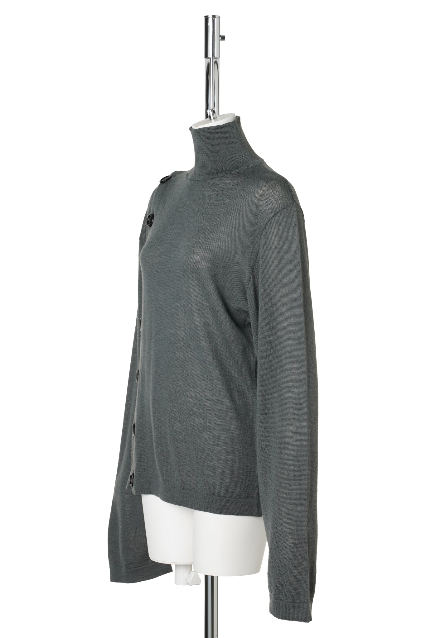 ASYMMETRY CARDIGAN / GREY