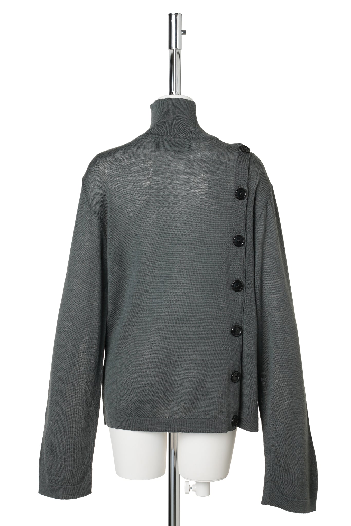 ASYMMETRY CARDIGAN / GREY