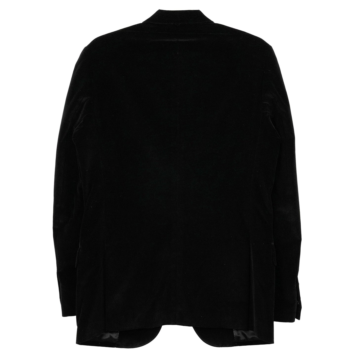 VELVET TAILORED JACKET / BLACK