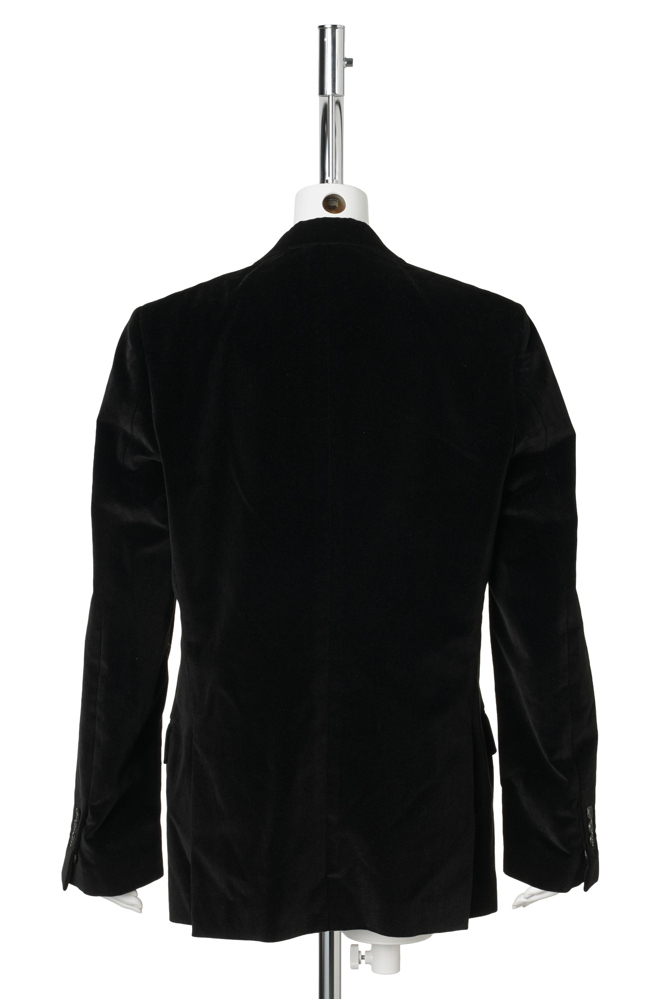VELVET TAILORED JACKET / BLACK