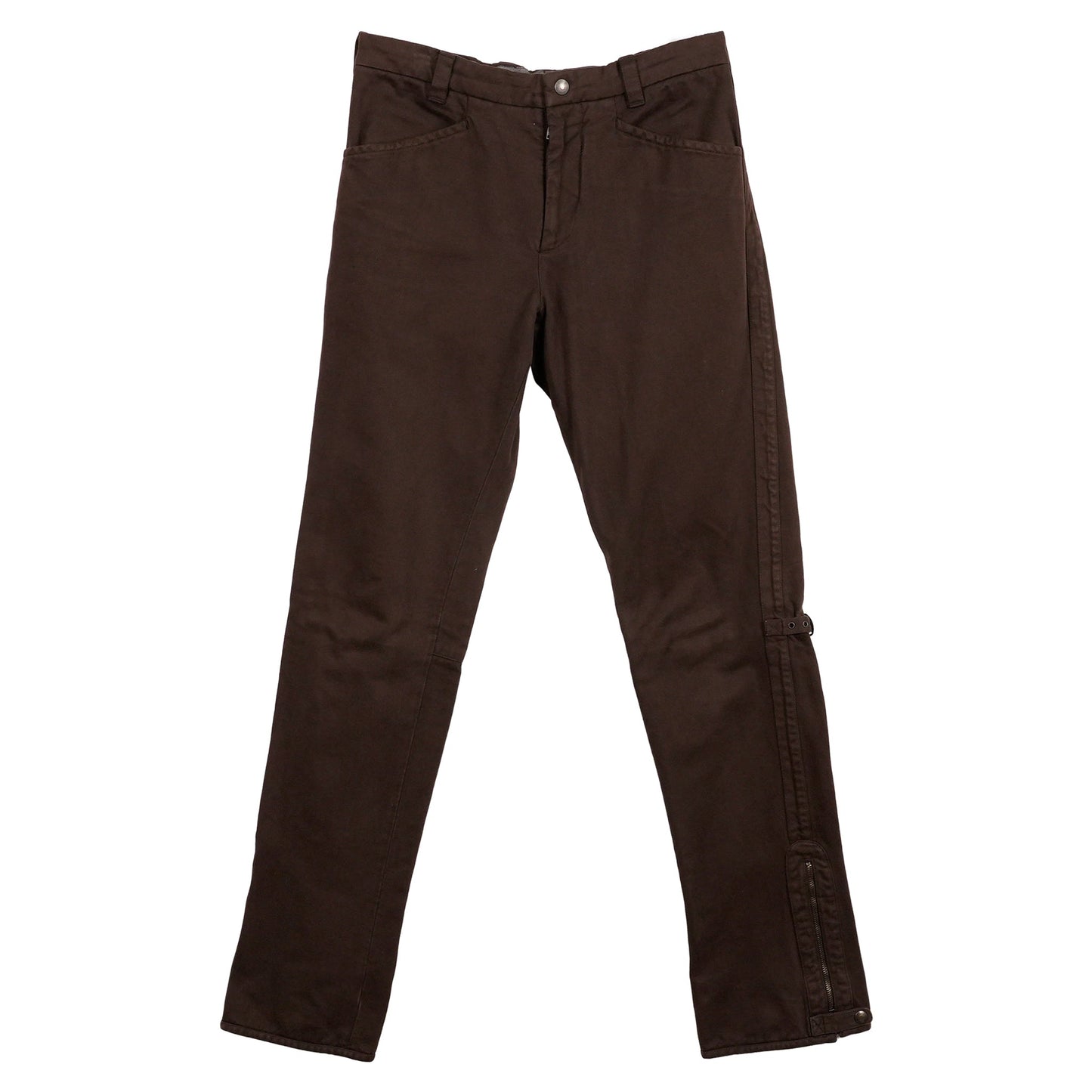 MULTI BELTED PANTS / BROWN